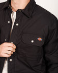 Water Repellent Fleece-Lined Duck Shirt Jacket Jackets Dickies   