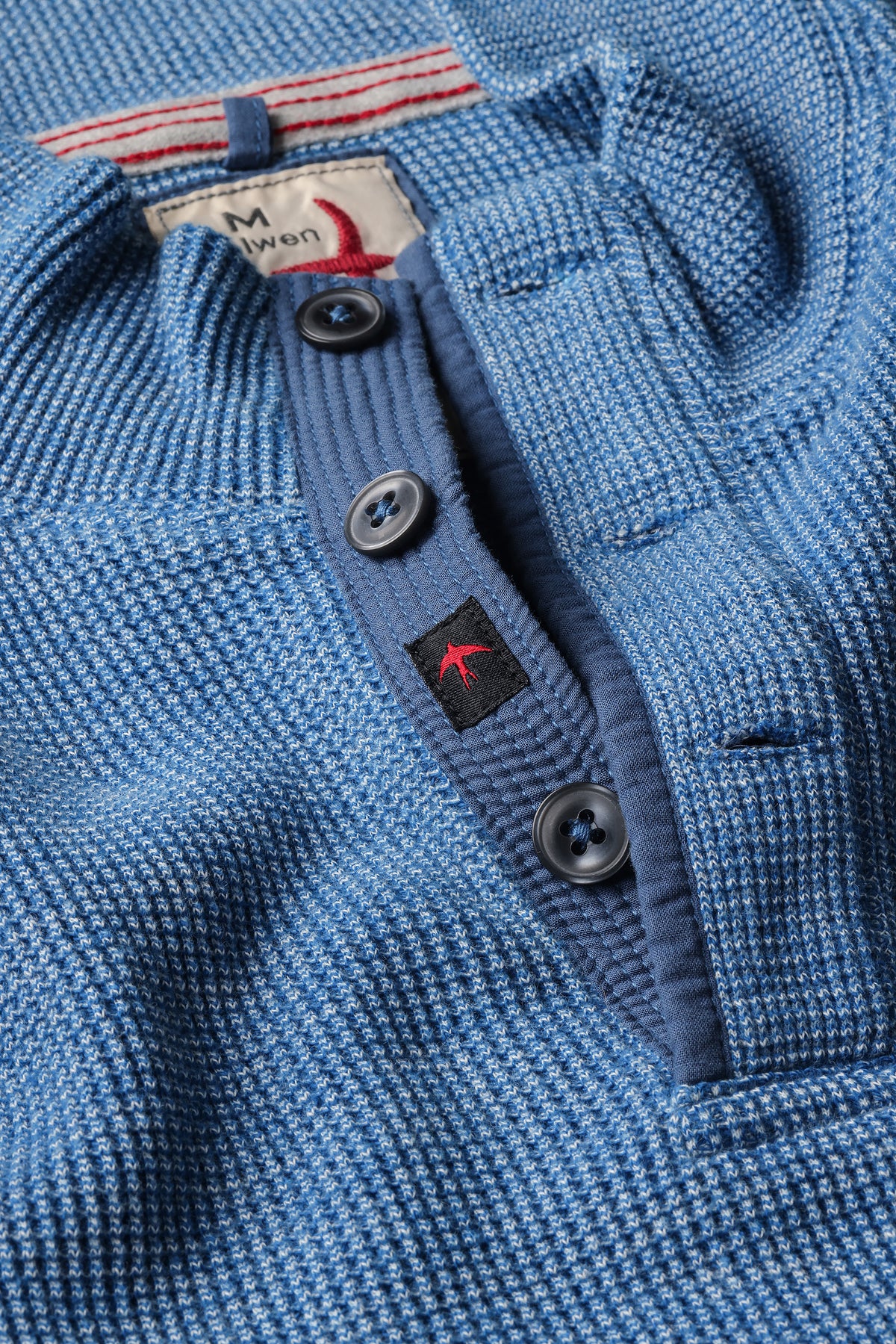 Bi-Waffle Mock Sweaters Relwen