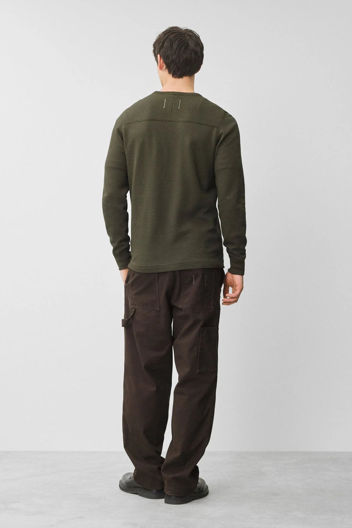 Lightweight Waffle Standard Long Sleeve T-Shirts Reigning Champ
