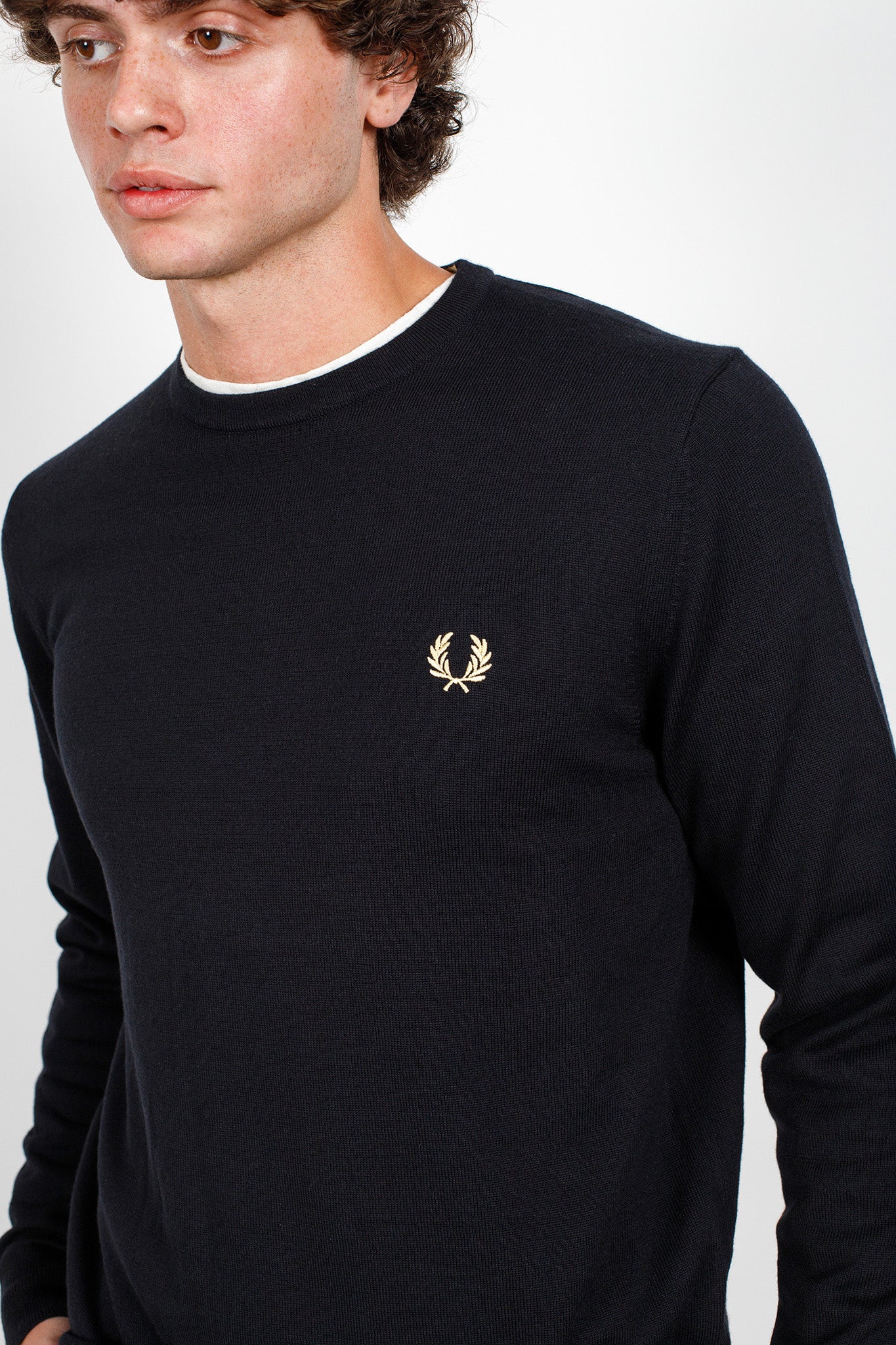 Fred-Perry-Classic-Crew-Neck-Jumper-Black