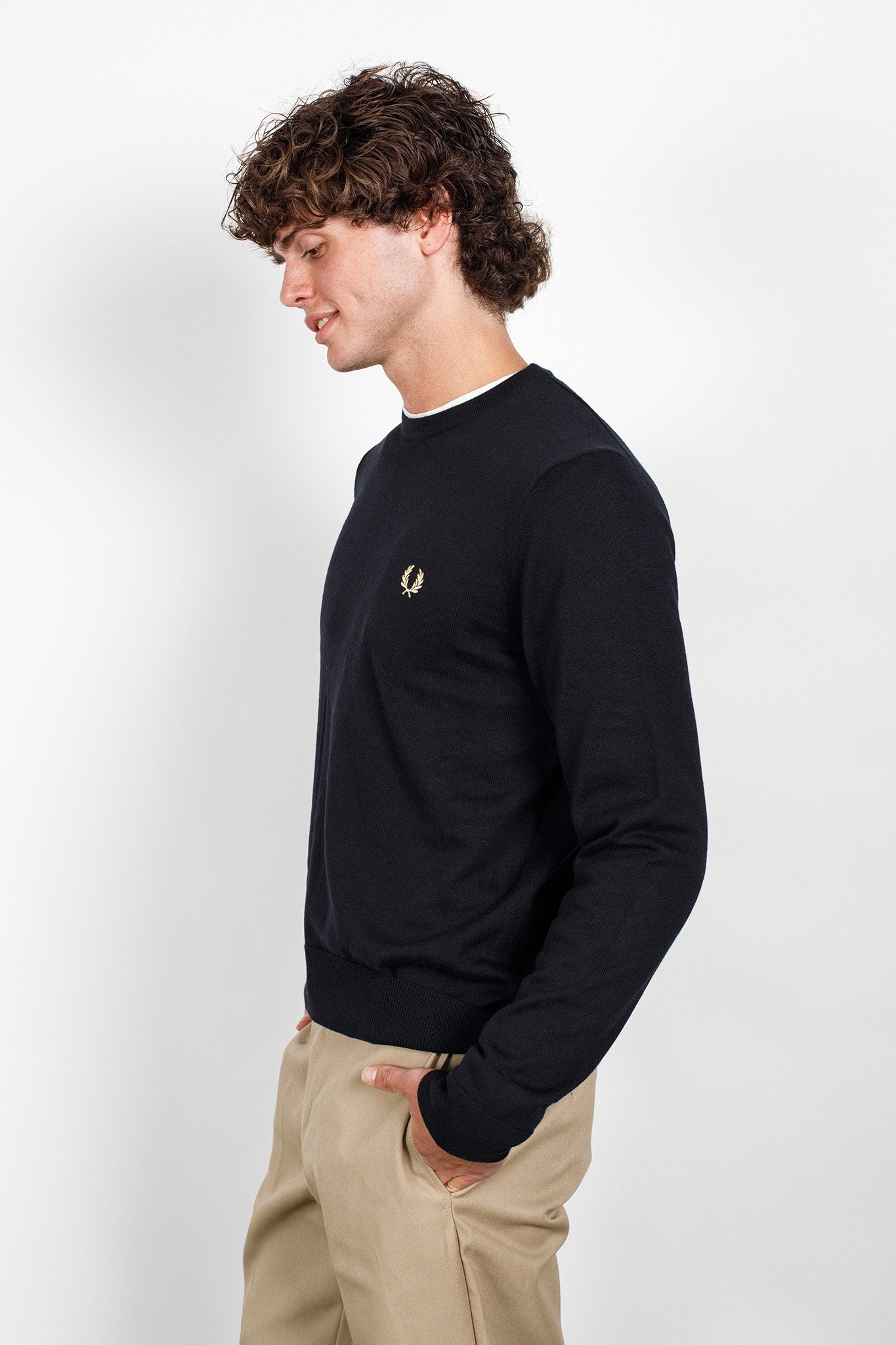 Fred-Perry-Classic-Crew-Neck-Jumper-Black