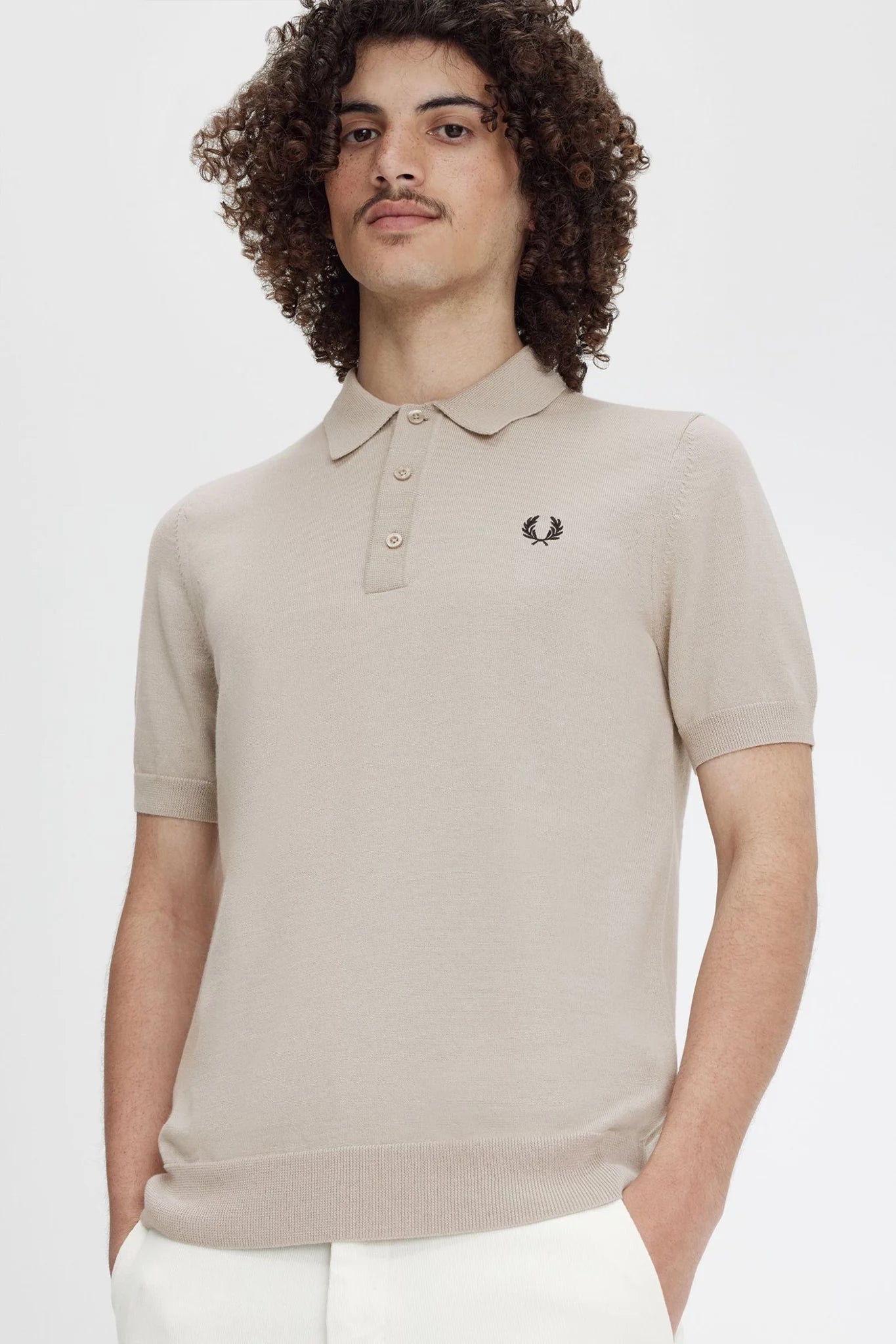 Classic Knitted Shirt Sweaters &amp; Knits Fred Perry   