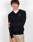 Classic V-Neck Jumper Sweaters & Knits Fred Perry   