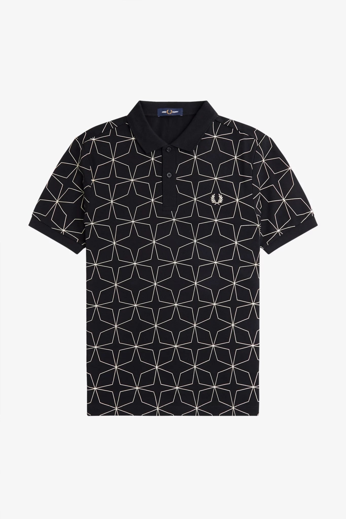 Geometric Polo Shirt Polos Fred Perry   