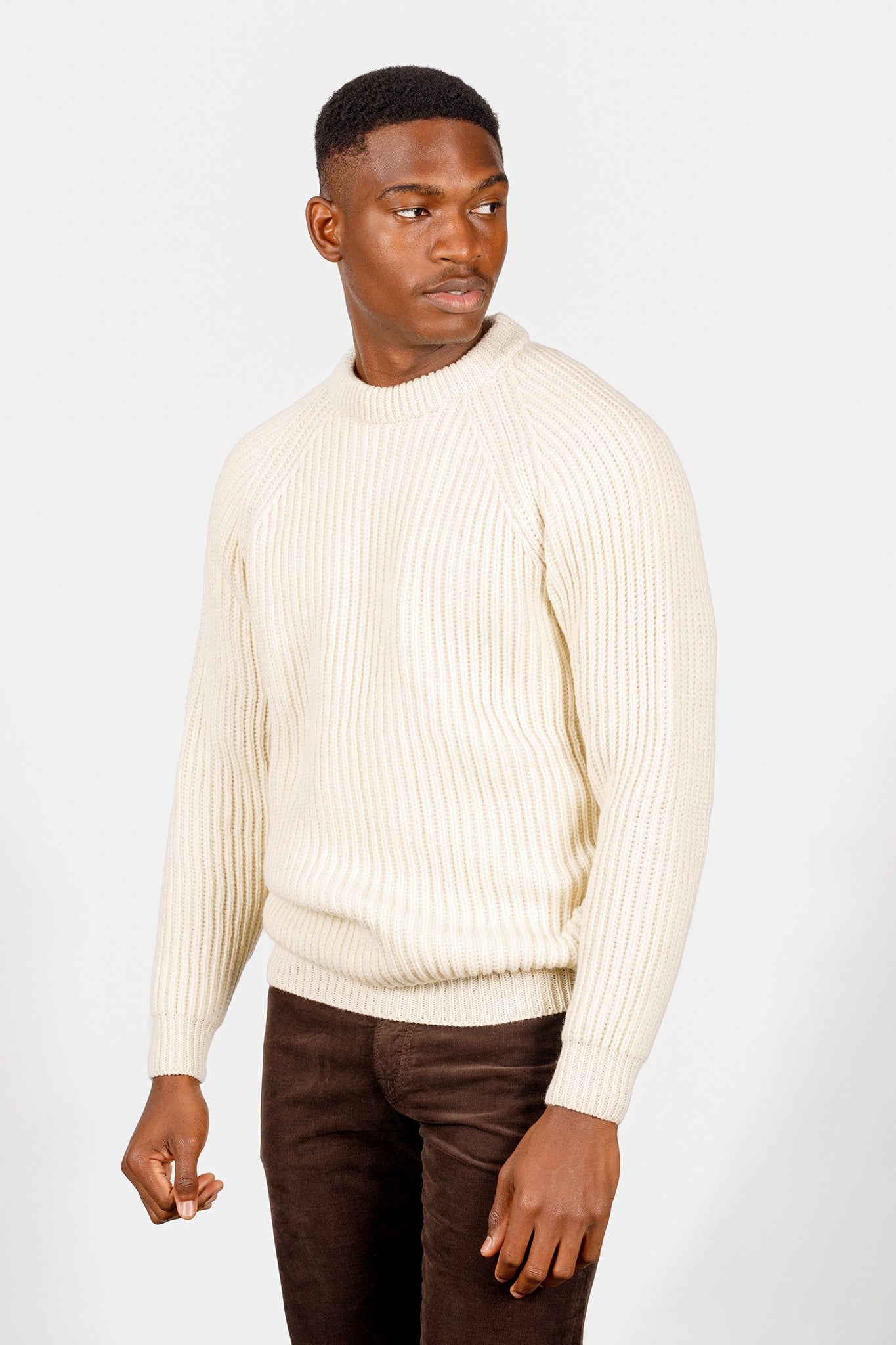 Gloverall-Fisherman-Jumper-Ecru