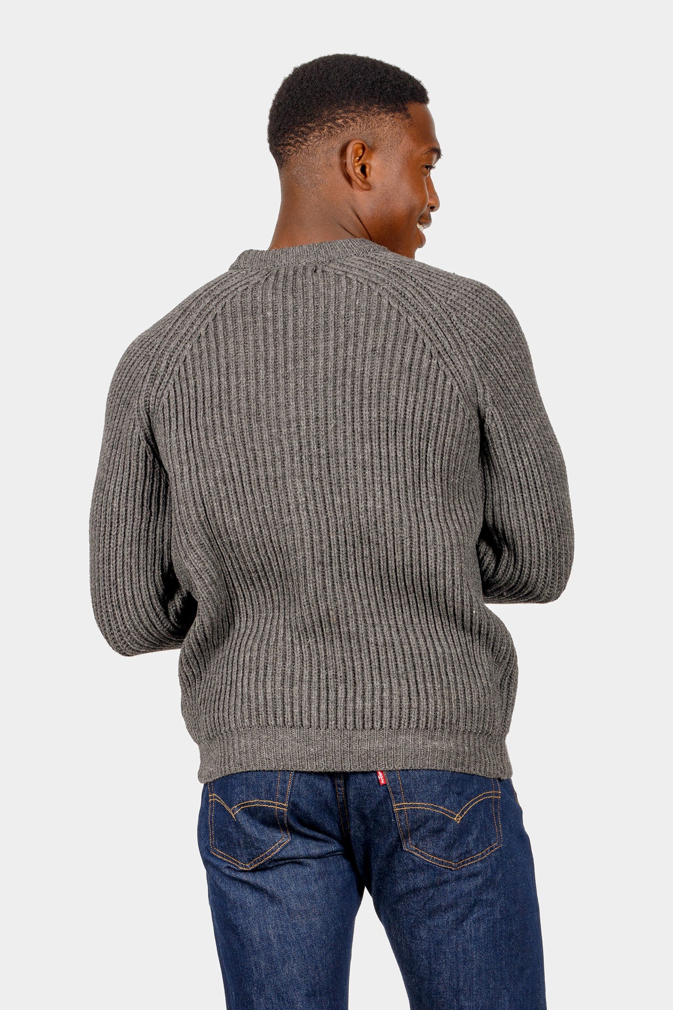 Gloverall-Fisherman-Jumper-Grey