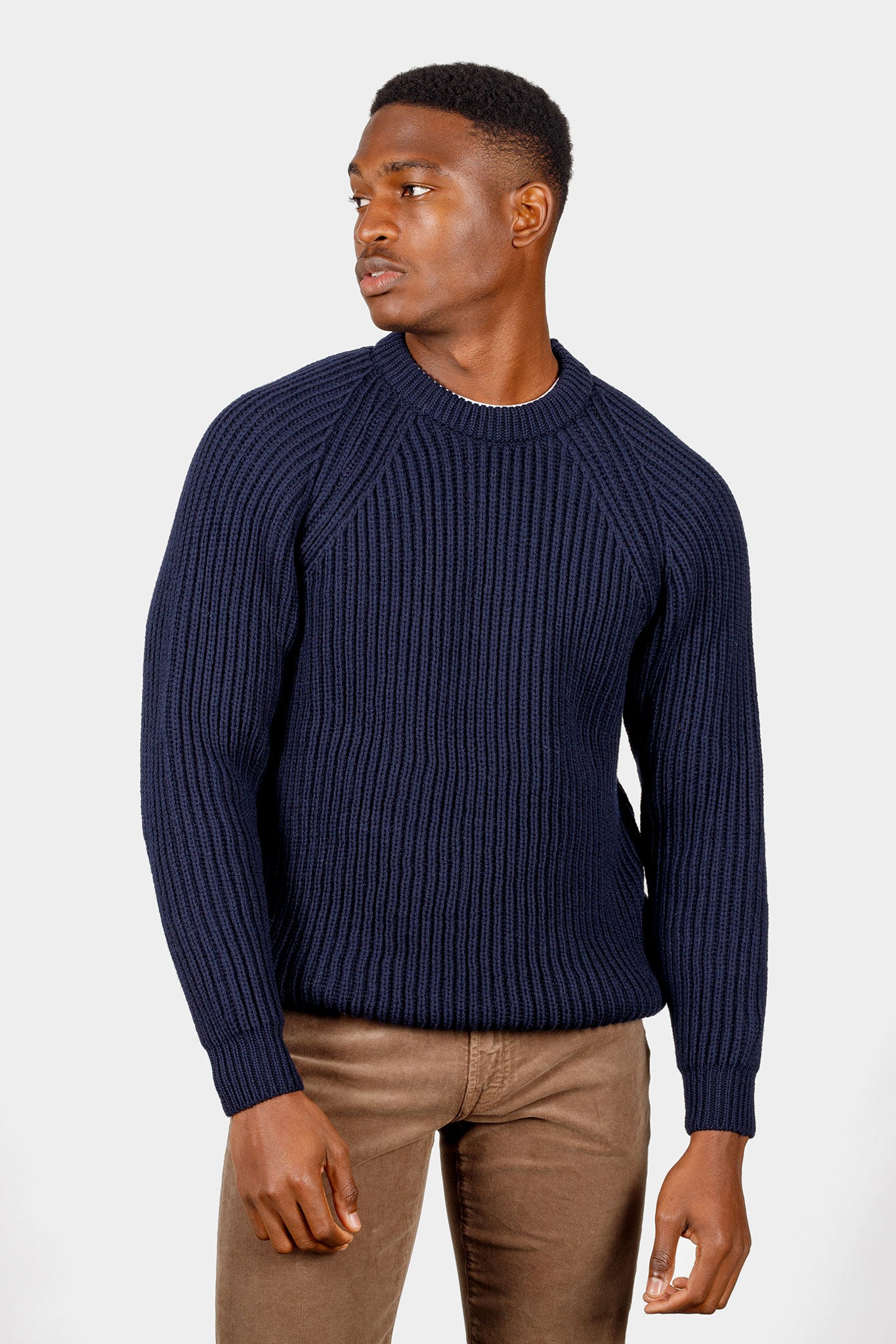    Gloverall-Fisherman-Jumper-Navy