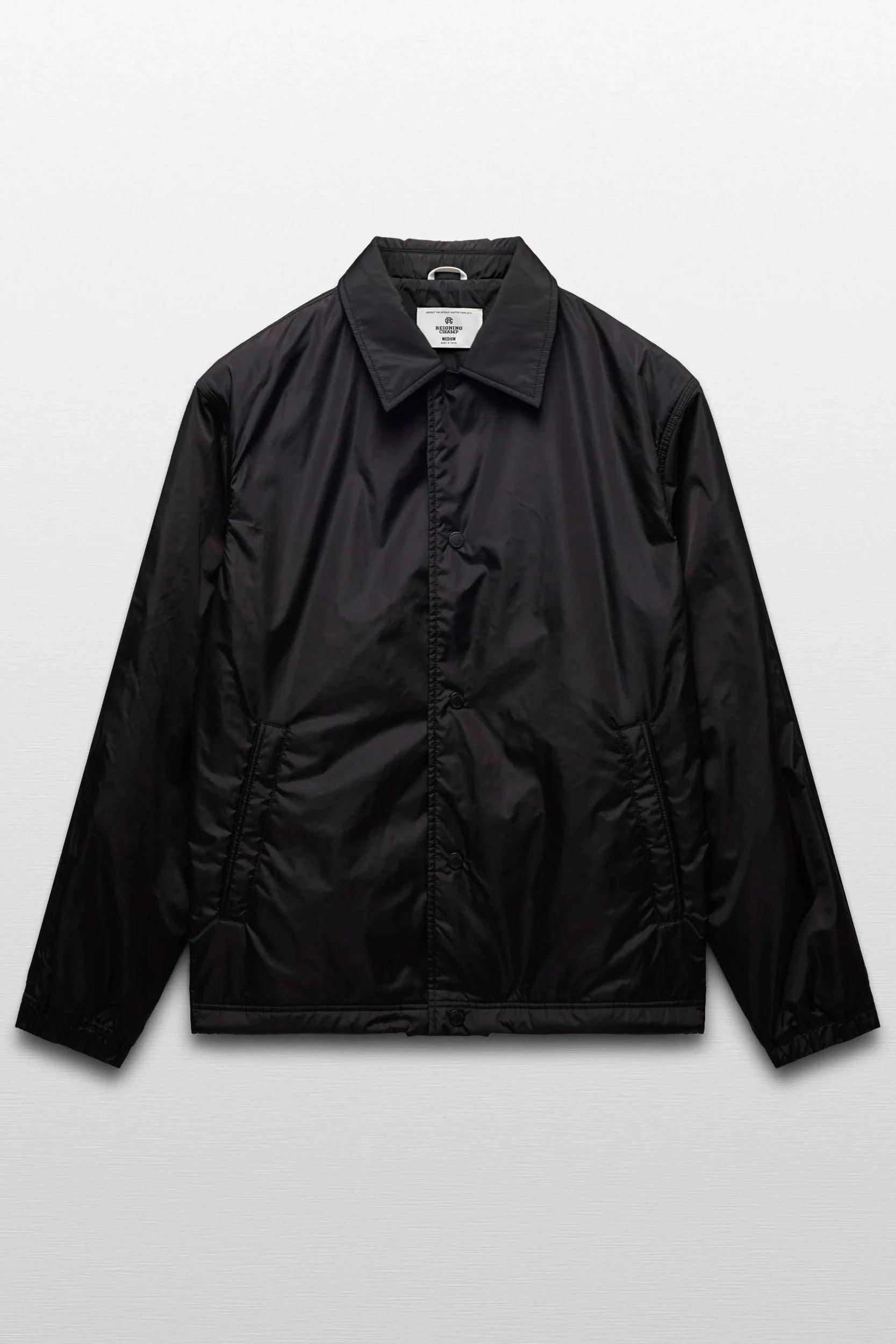 Econyl Satin Nylon Coach’s Jacket Jackets Reigning Champ