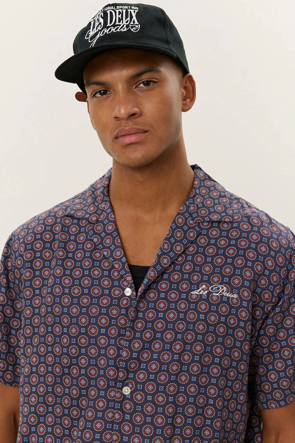 Foulard AOP SS Shirt Shirts Les Deux