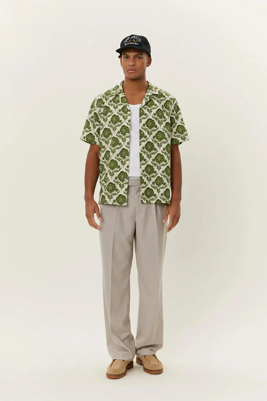 Lesley Flower Tile AOP SS Shirt Shirts Les Deux