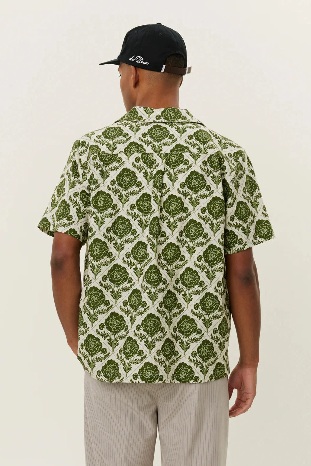 Lesley Flower Tile AOP SS Shirt Shirts Les Deux