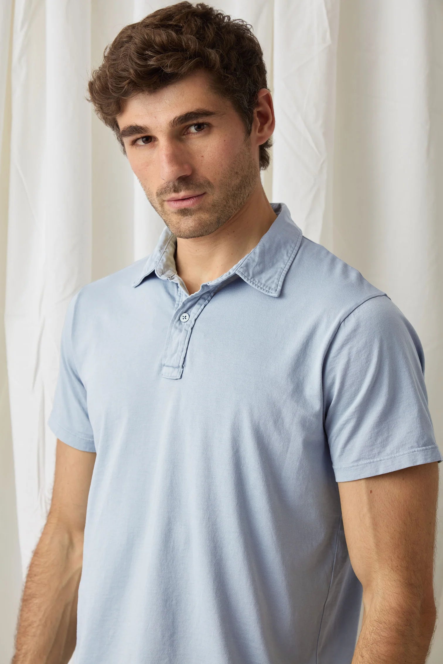 Short Sleeve Supima T-Shirt Polo Polos Save Khaki United