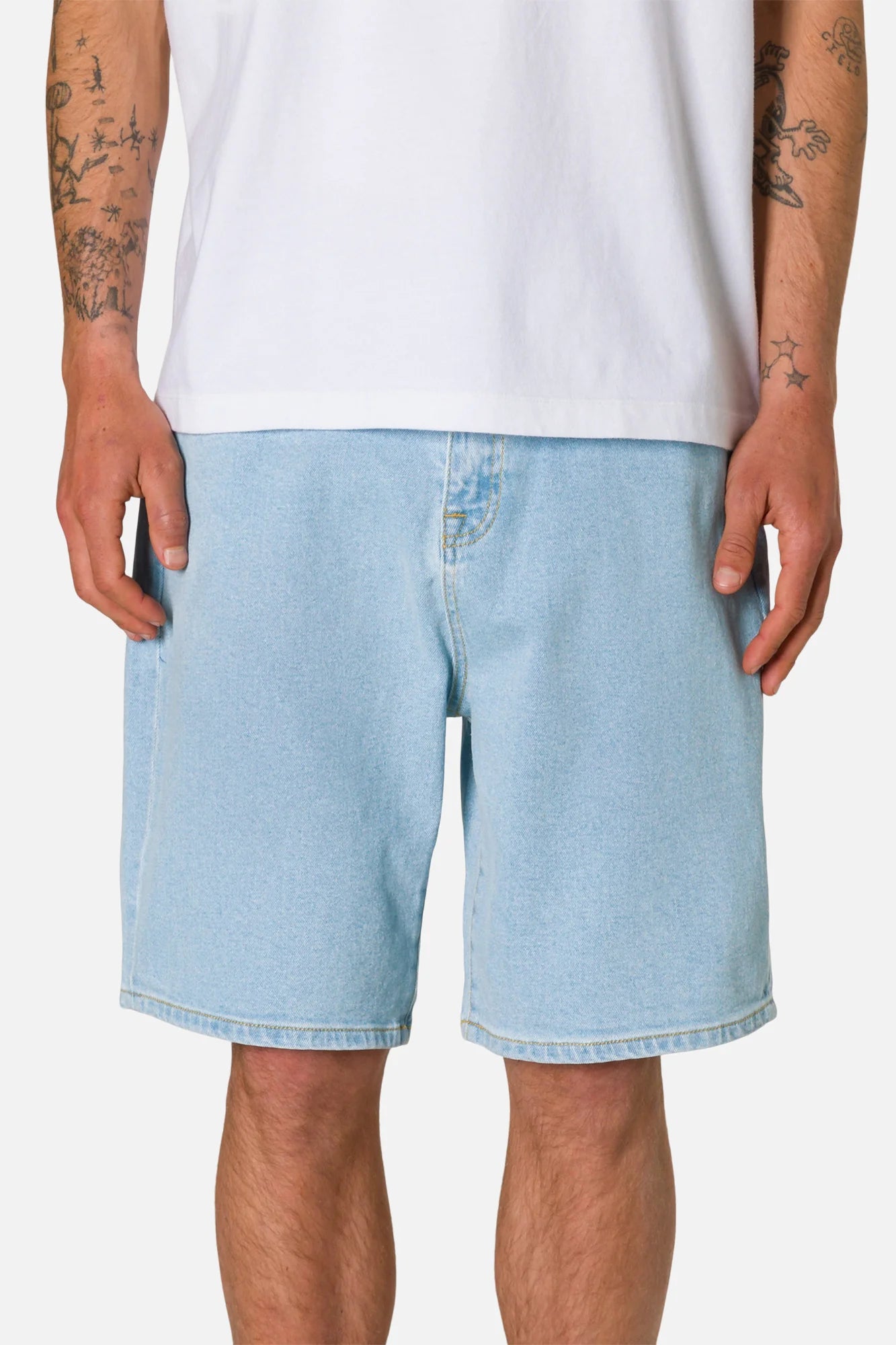 George 64 Bull Denim Short Shorts Katin