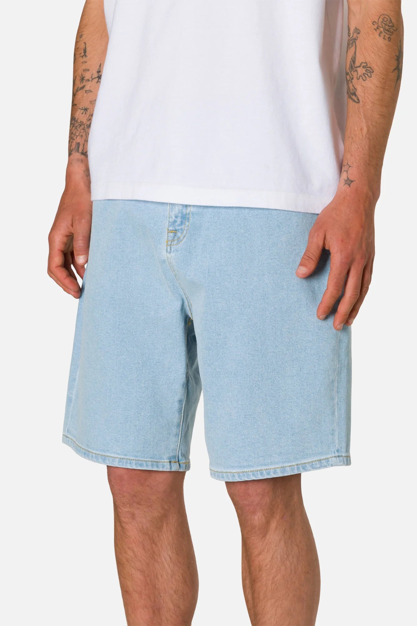 George 64 Bull Denim Short Shorts Katin