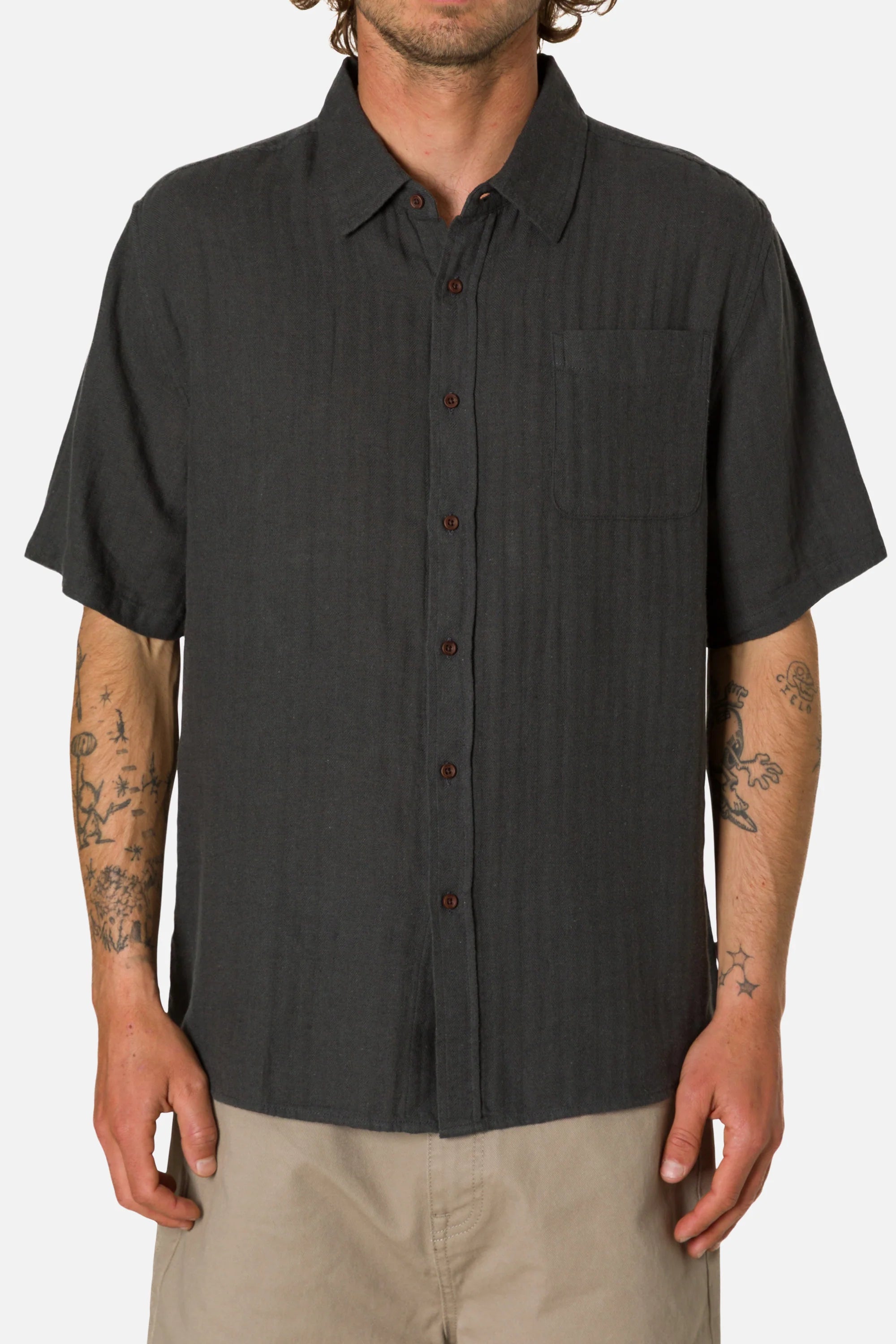 Alan Solid Shirt Shirts Katin