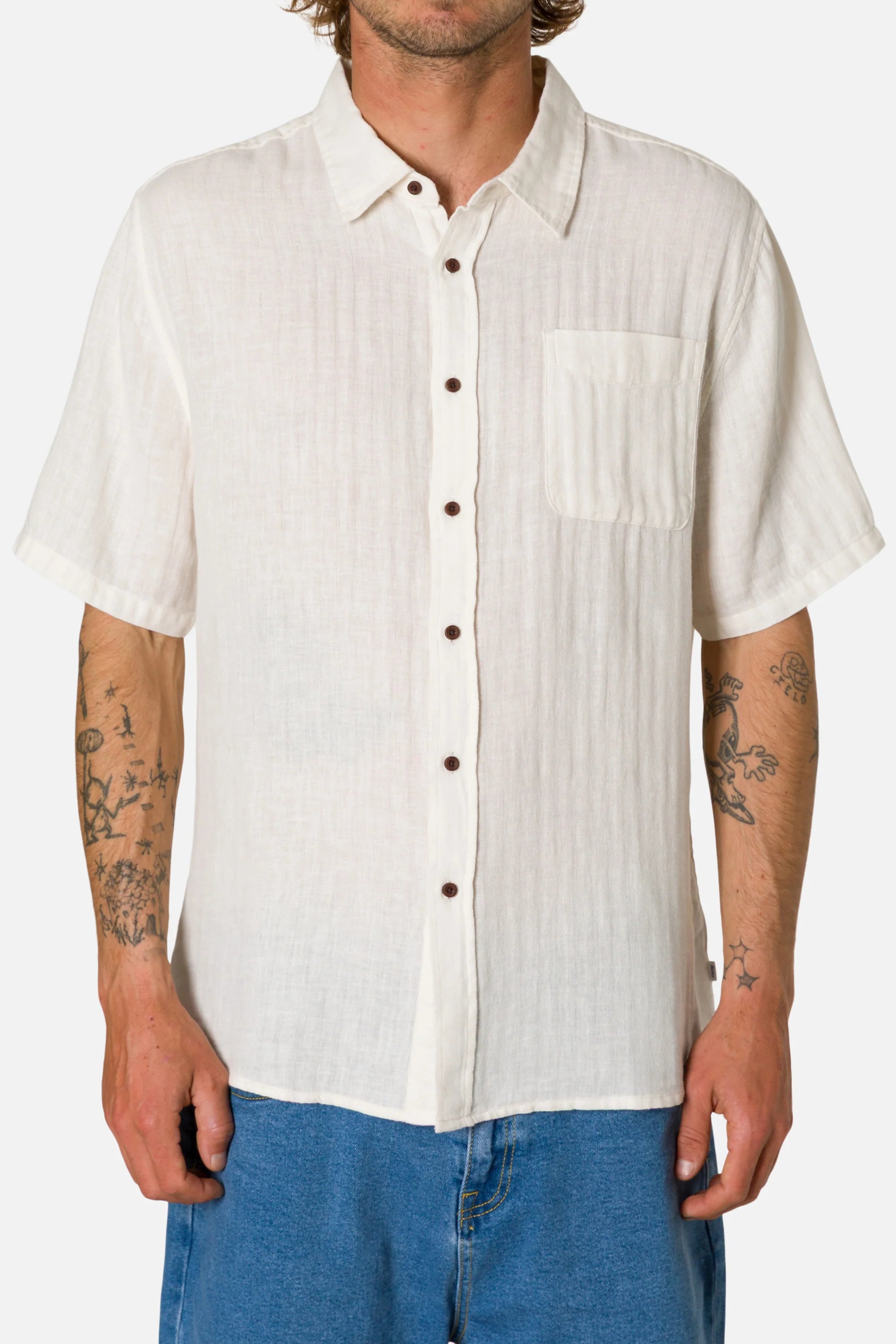 Alan Solid Shirt Shirts Katin