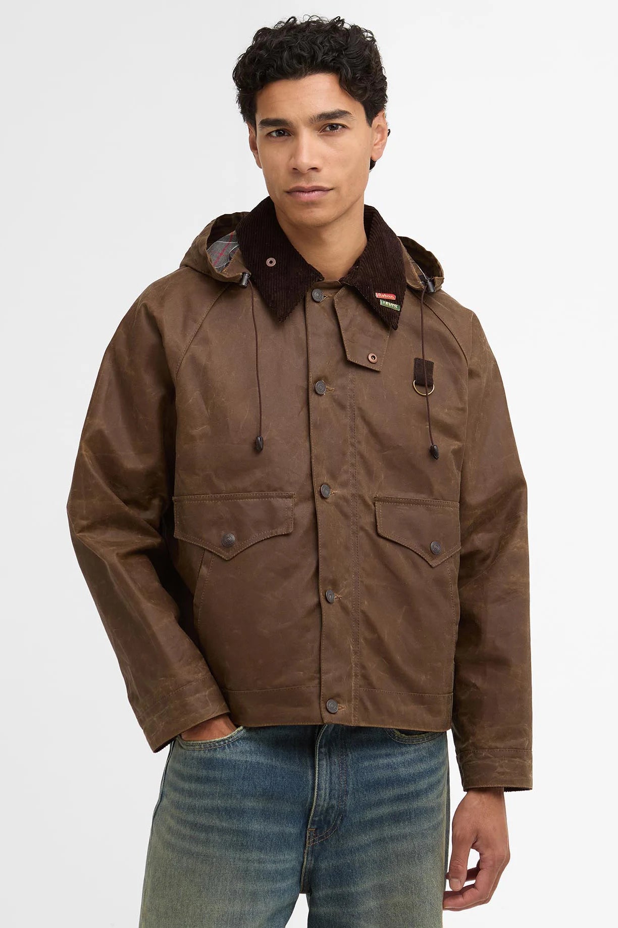 Barbour x Levi's Spey Waxed Jacket Jackets Barbour