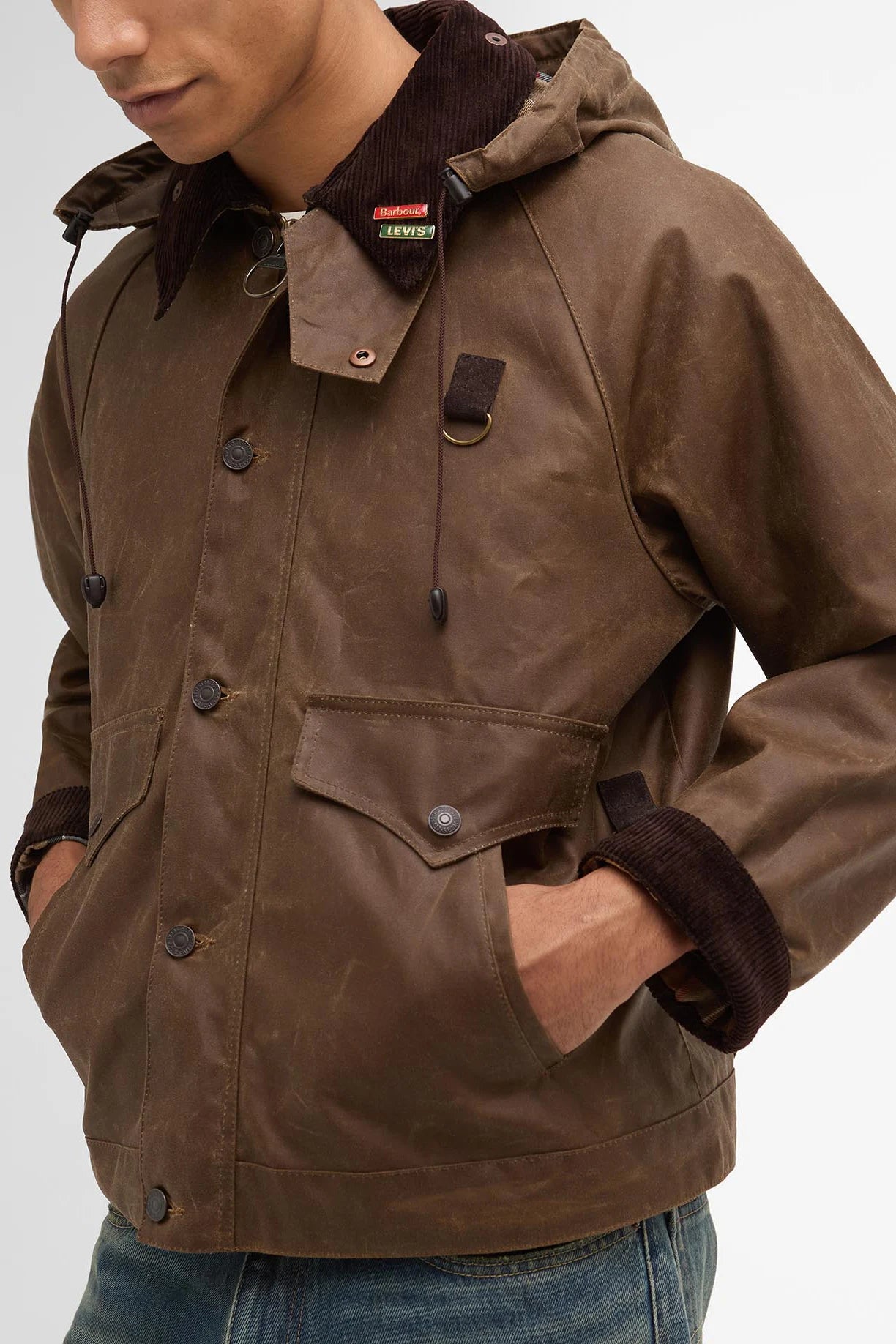 Barbour x Levi&#39;s Spey Waxed Jacket Jackets Barbour