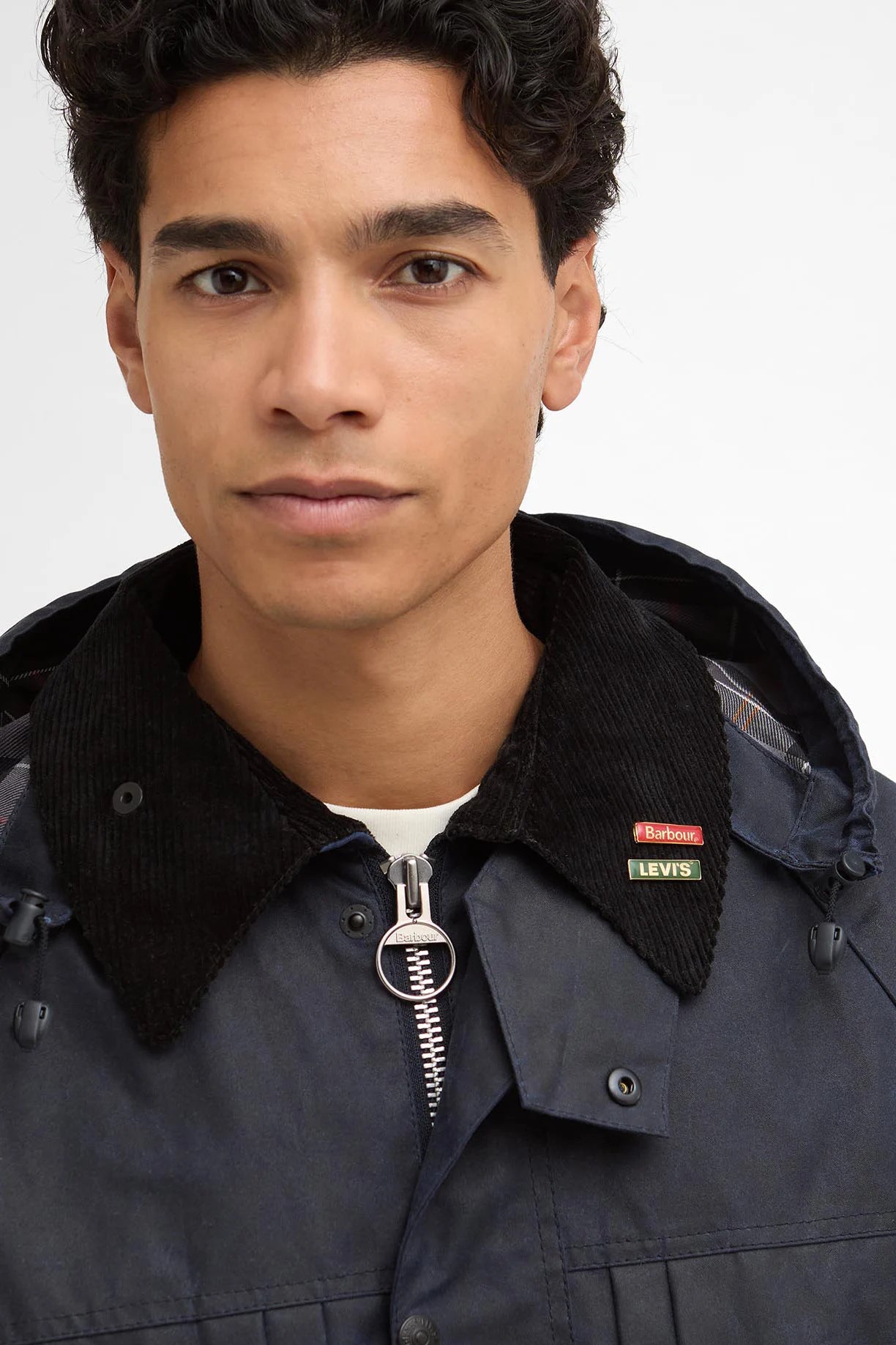 Barbour x Levi&#39;s Oversized Bedale Waxed Jacket Jackets Barbour