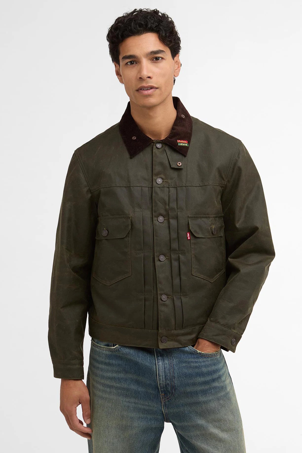 Barbour x Levi's Type II Waxed Jacket Jackets Barbour