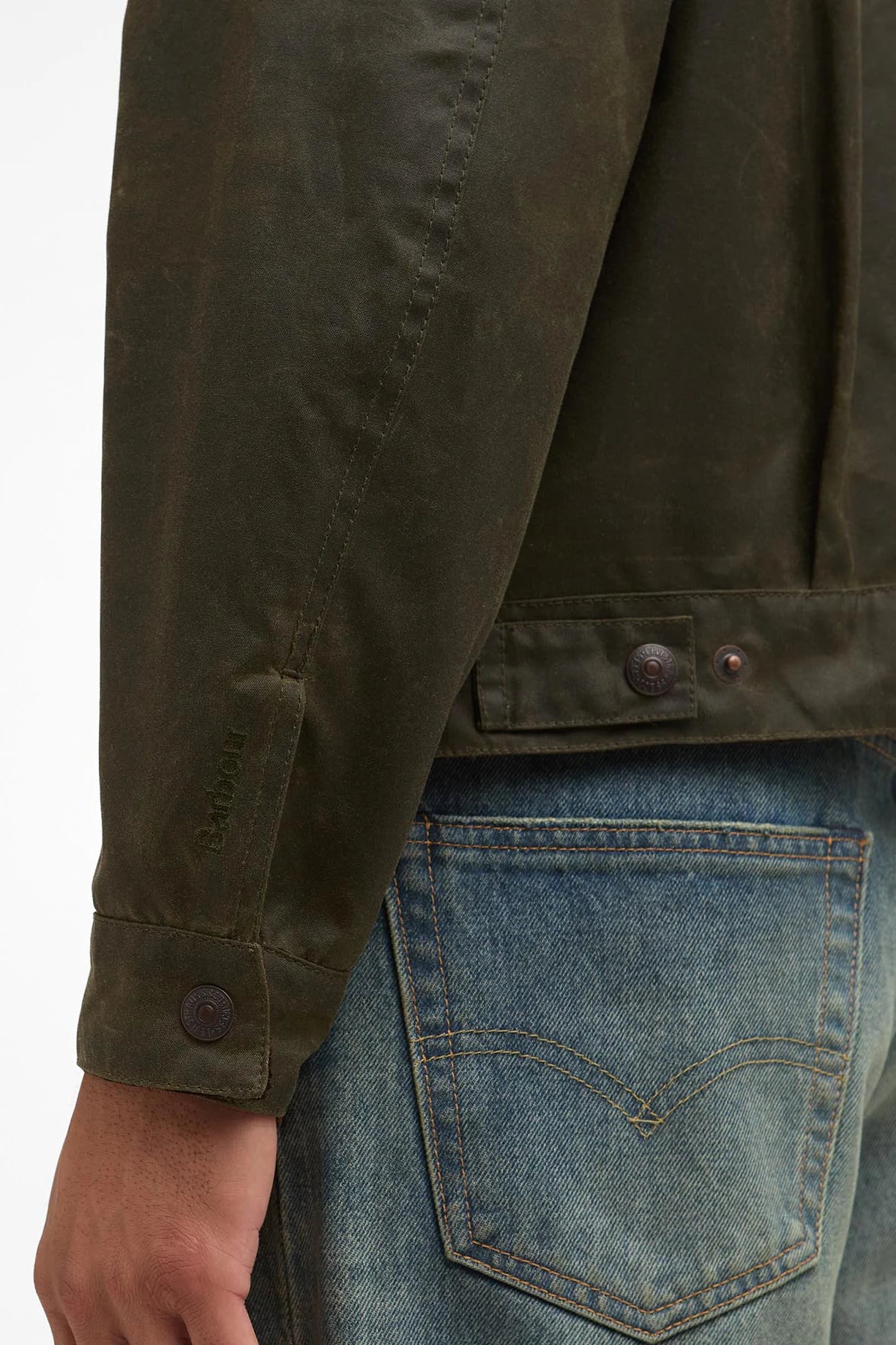 Barbour x Levi&#39;s Type II Waxed Jacket Jackets Barbour