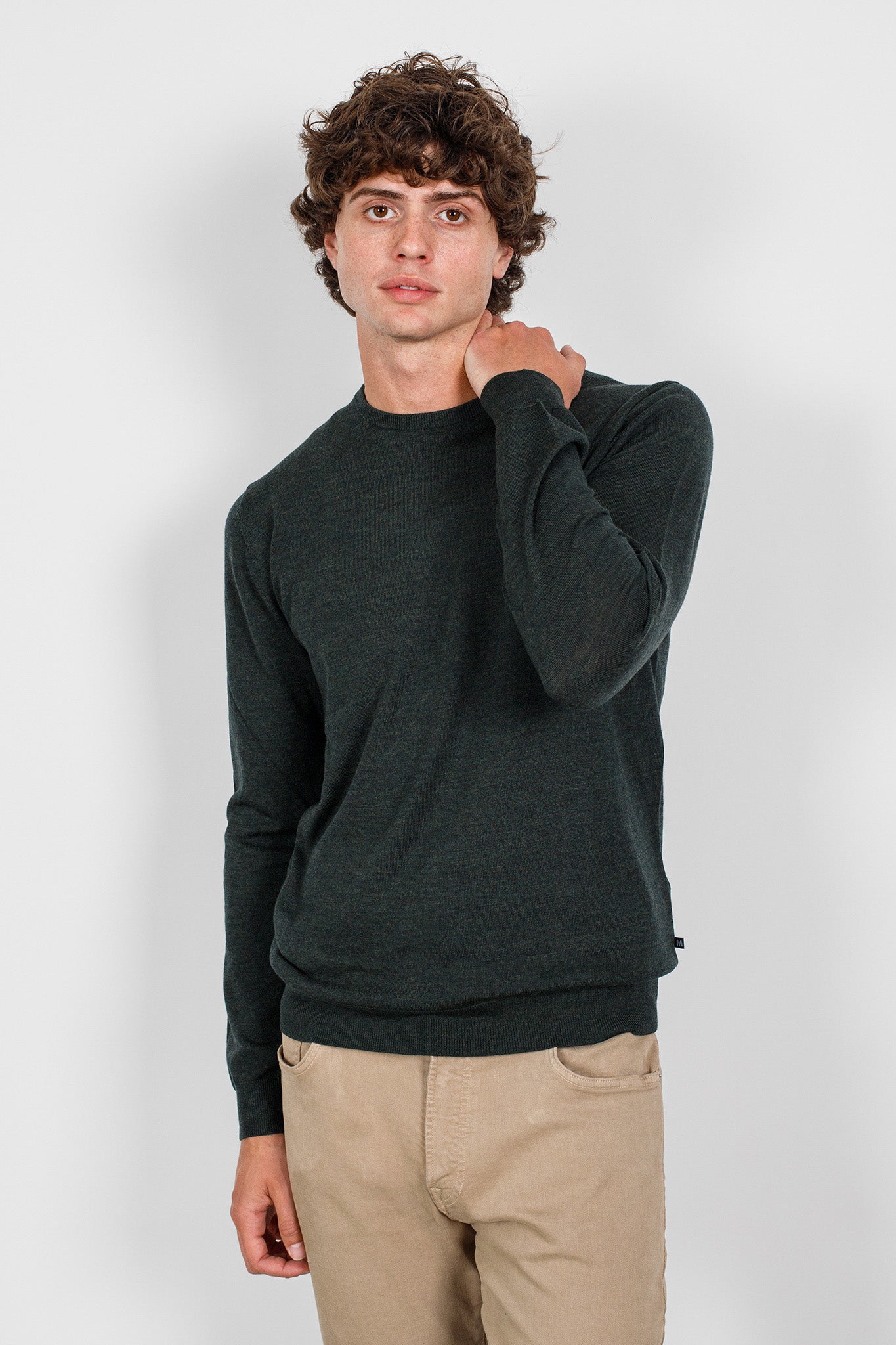 Matinique-Margrate-Pullover-Dark-Forest-Melange