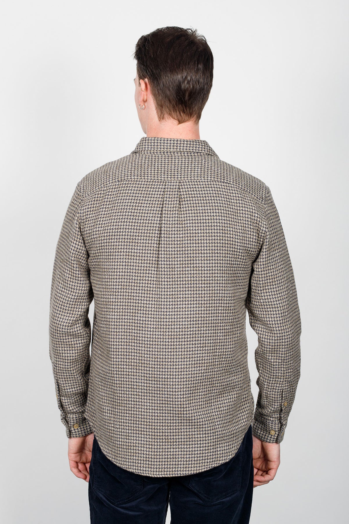 Abstract Pied Poule Shirts Portuguese Flannel