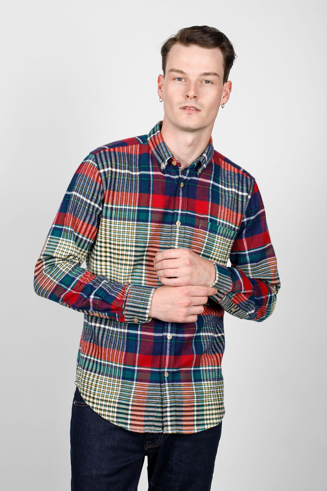 Tolly Button Down Check Shirt Shirts Portuguese Flannel   