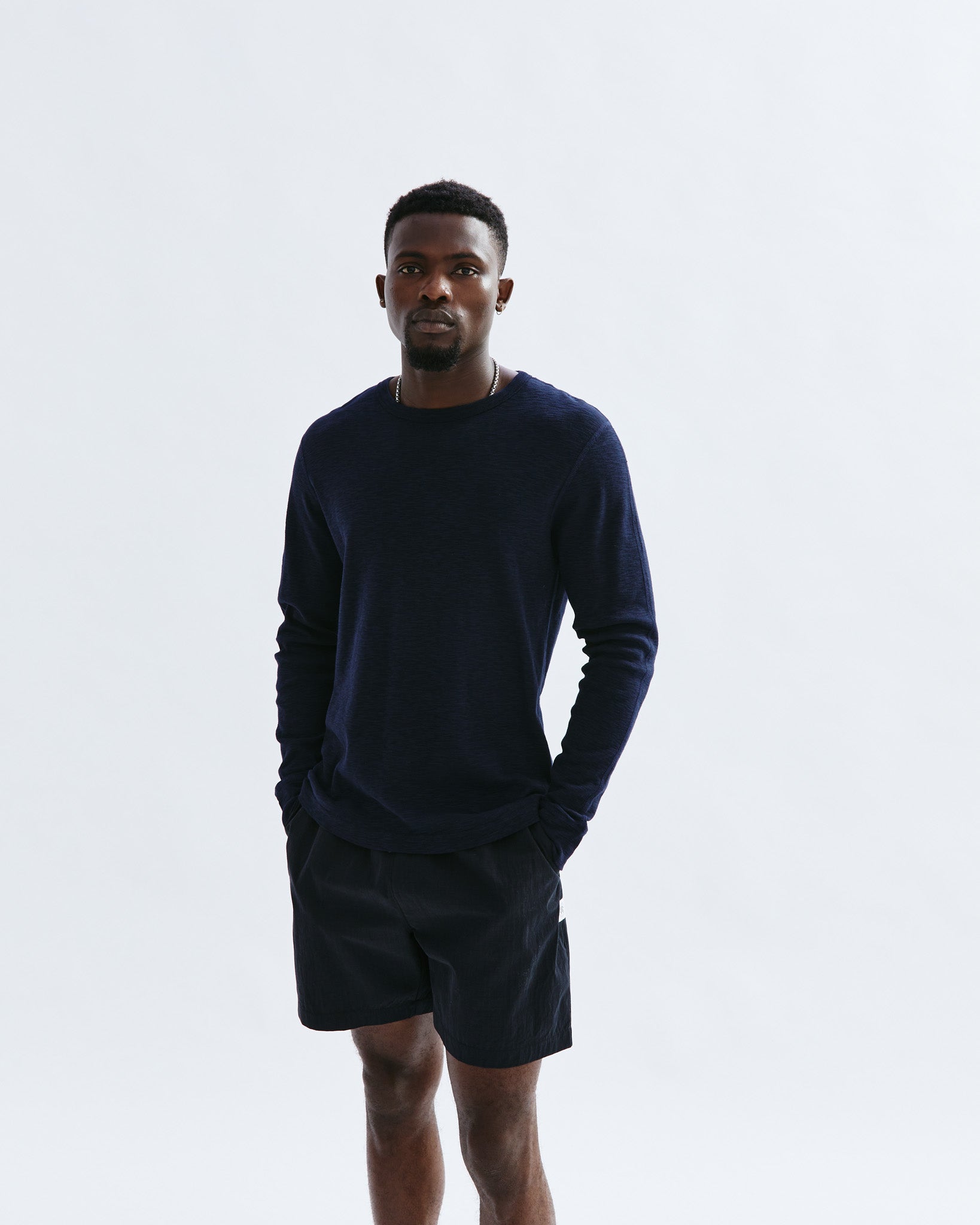 1x1 Slub Long Sleeve T-Shirts Reigning Champ   