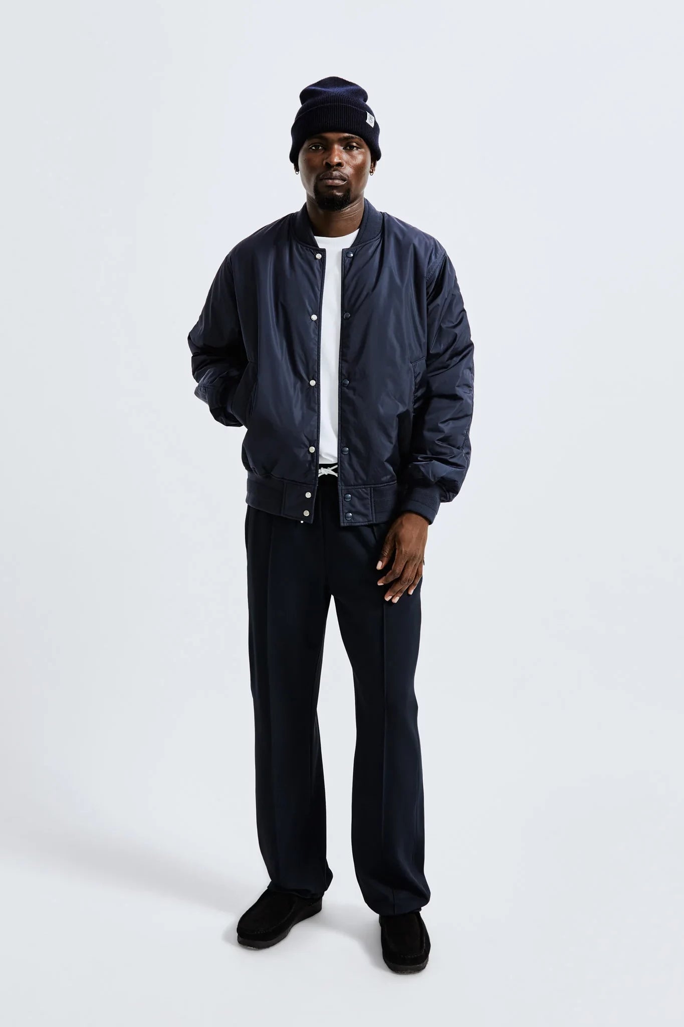 Econyl Satin Nylon Stadium Jacket Ray Rickburn