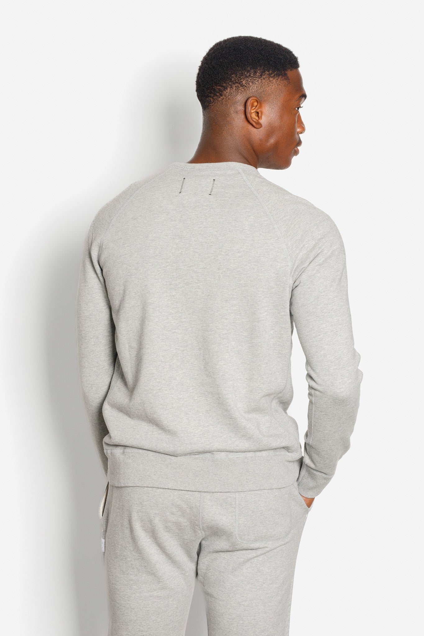 Midweight terry crewneck Clearance