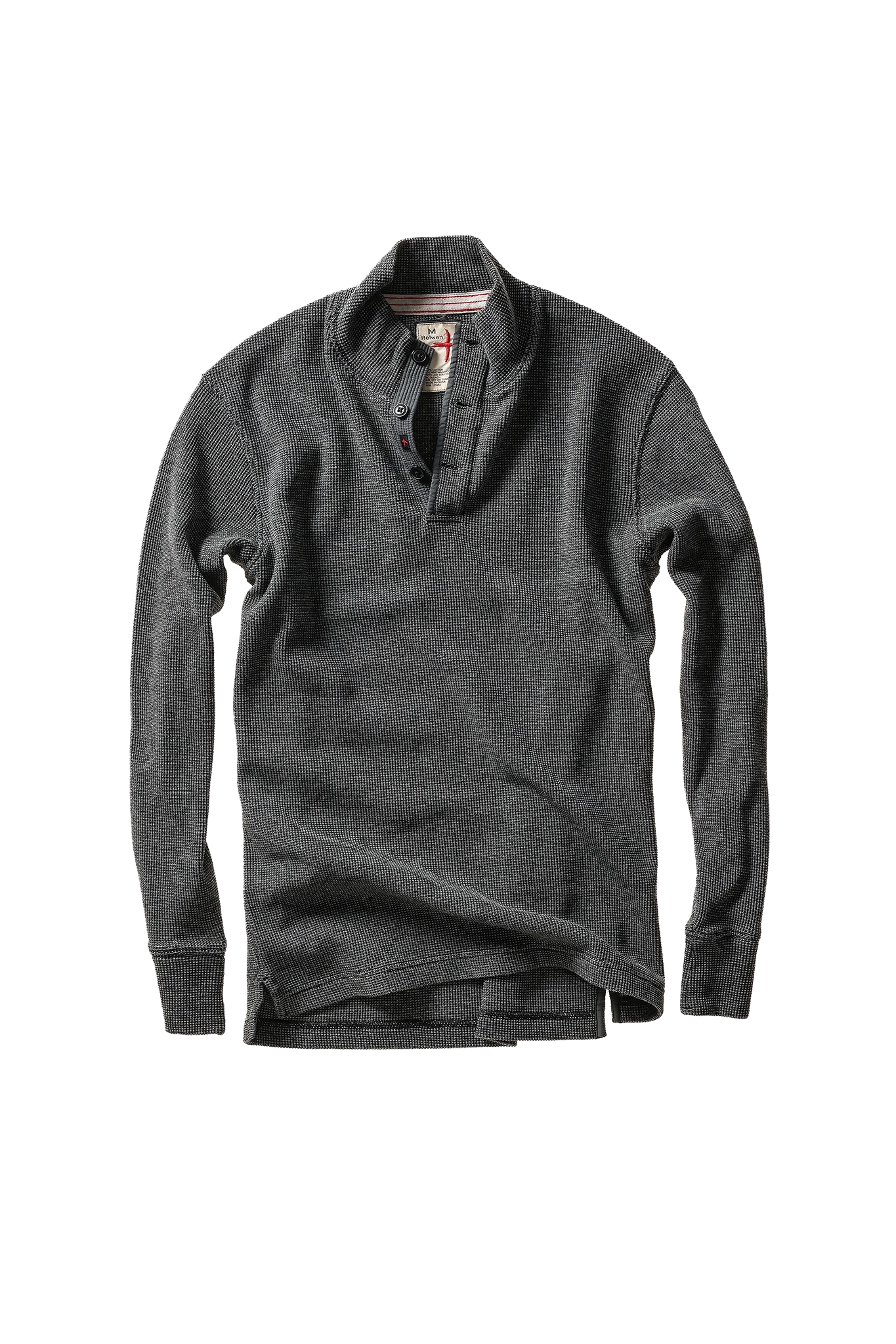 Bi-Waffle Mock Sweaters Relwen