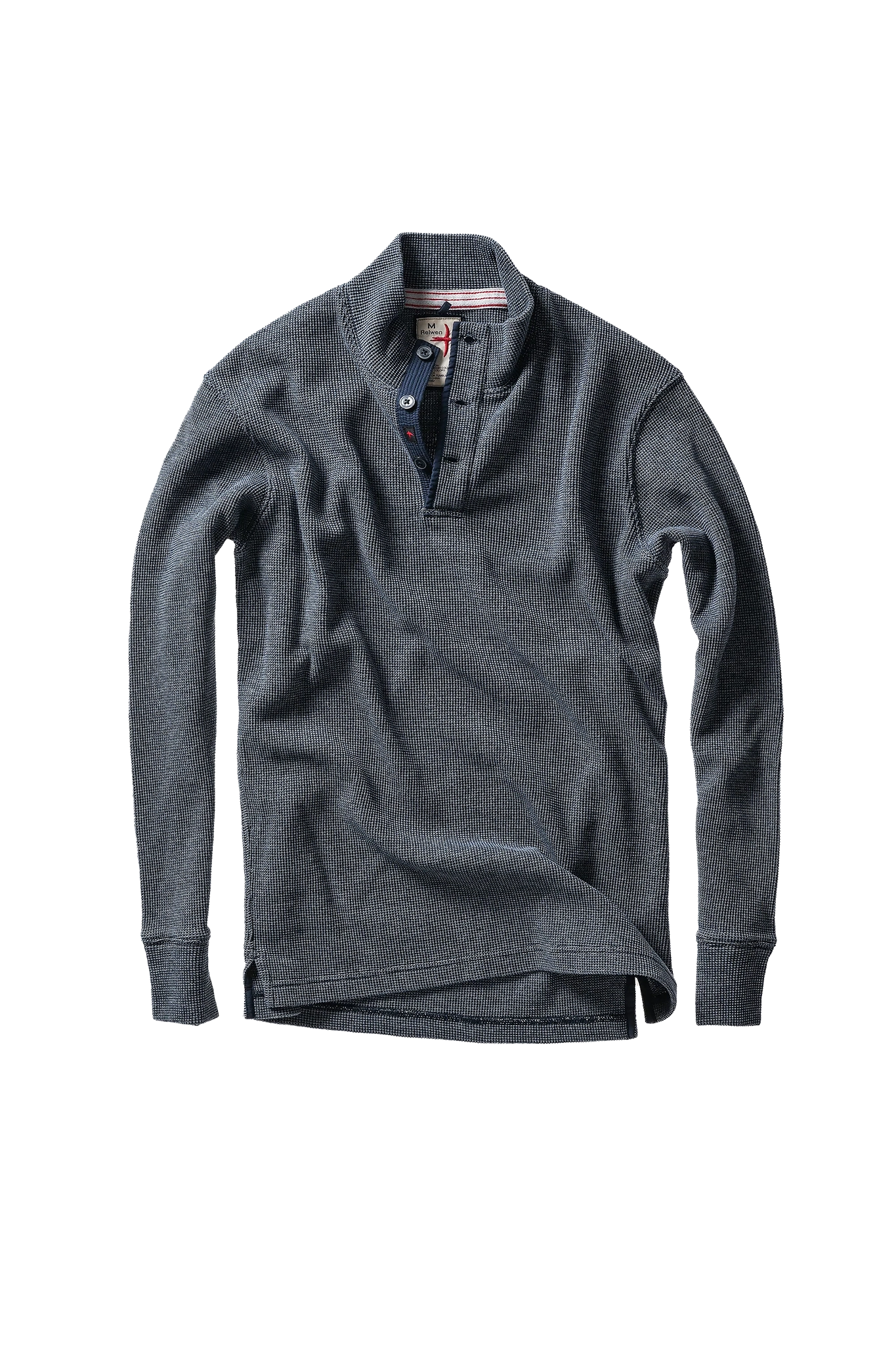 Bi-Waffle Mock Sweaters Relwen