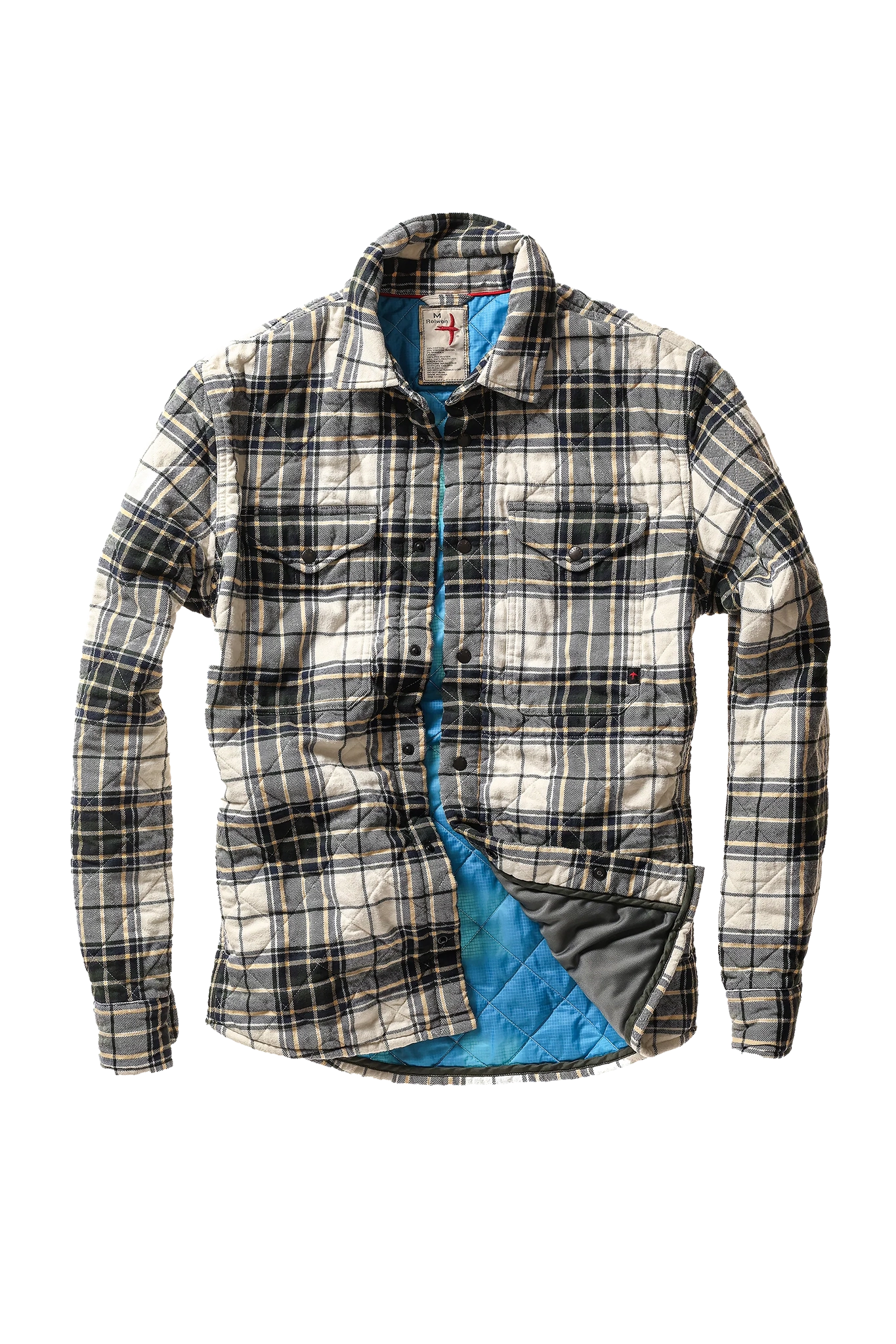 Quilted Flannel Shirt Jacket Overshirts Relwen