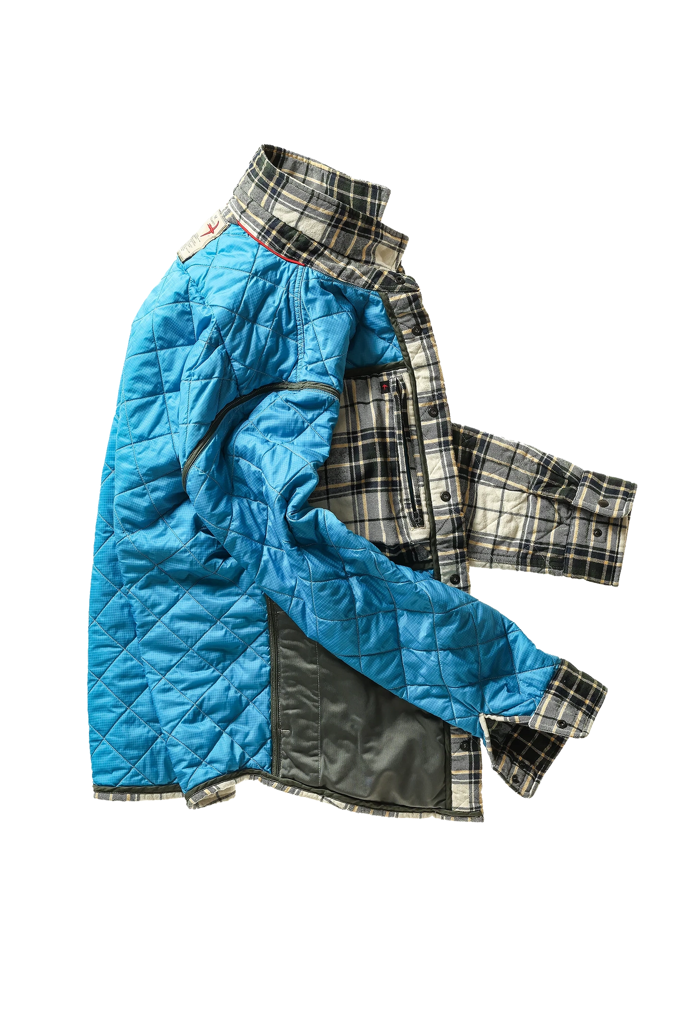 Quilted Flannel Shirt Jacket Overshirts Relwen