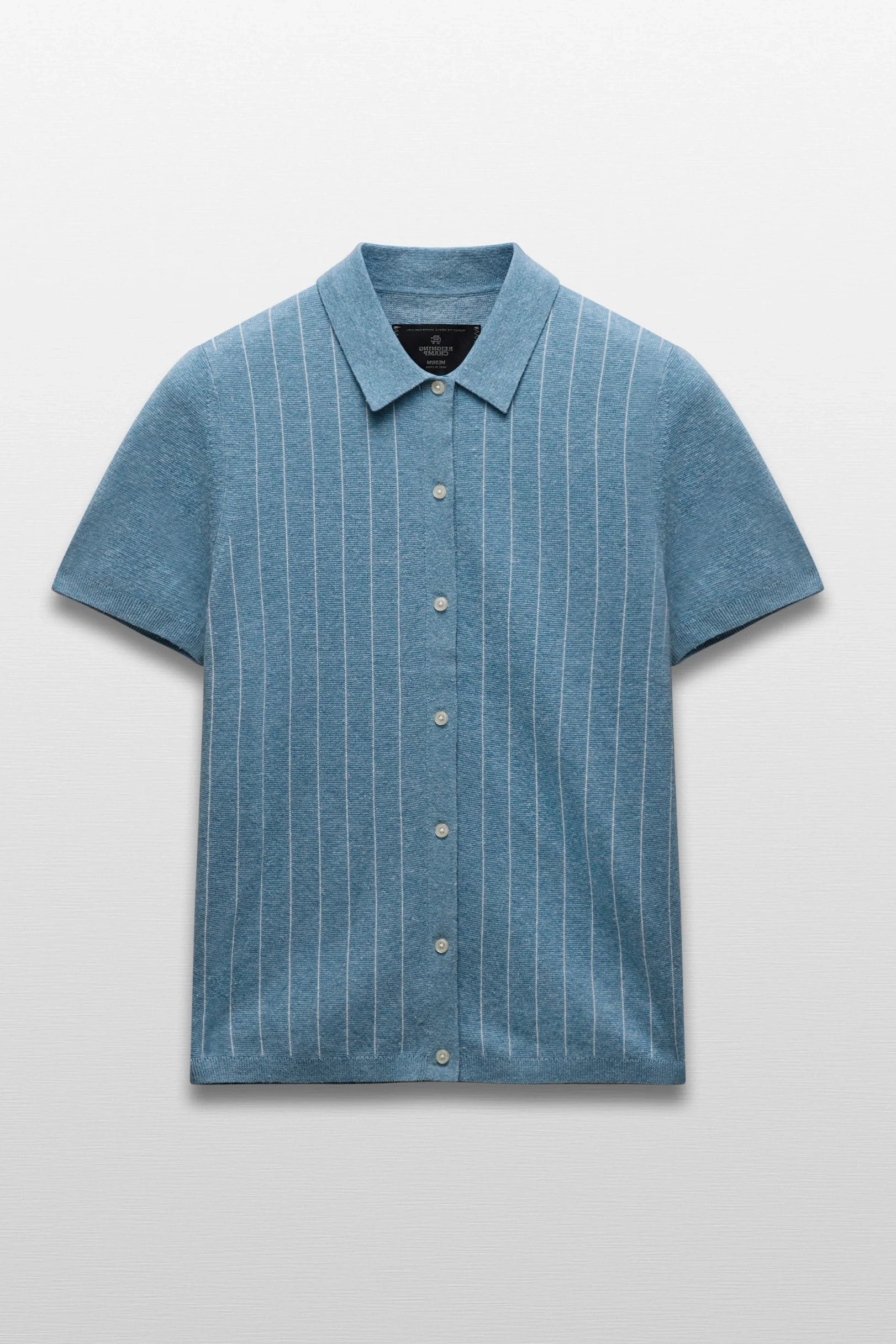 Cotton Linen Stripe Piazza Shirt Shirts Reigning Champ