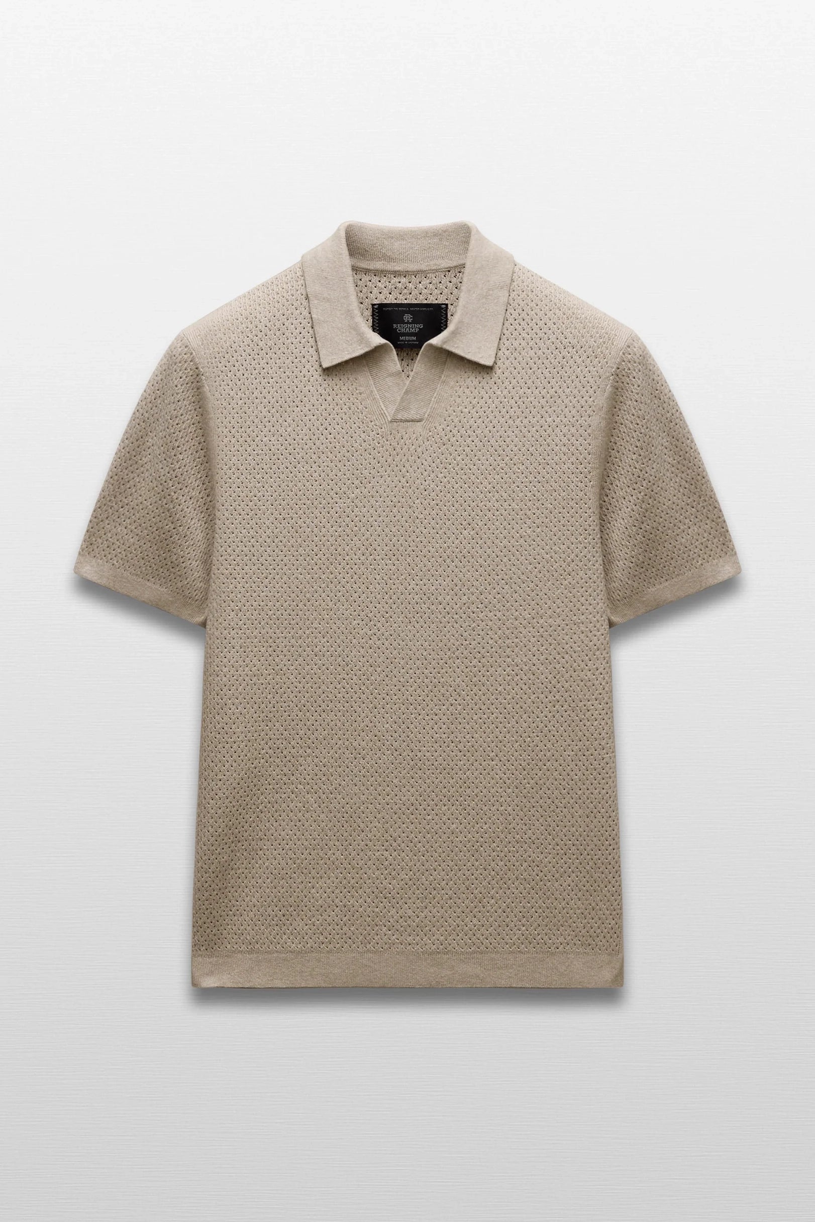 Cotton Linen Victor Polo Polos Reigning Champ