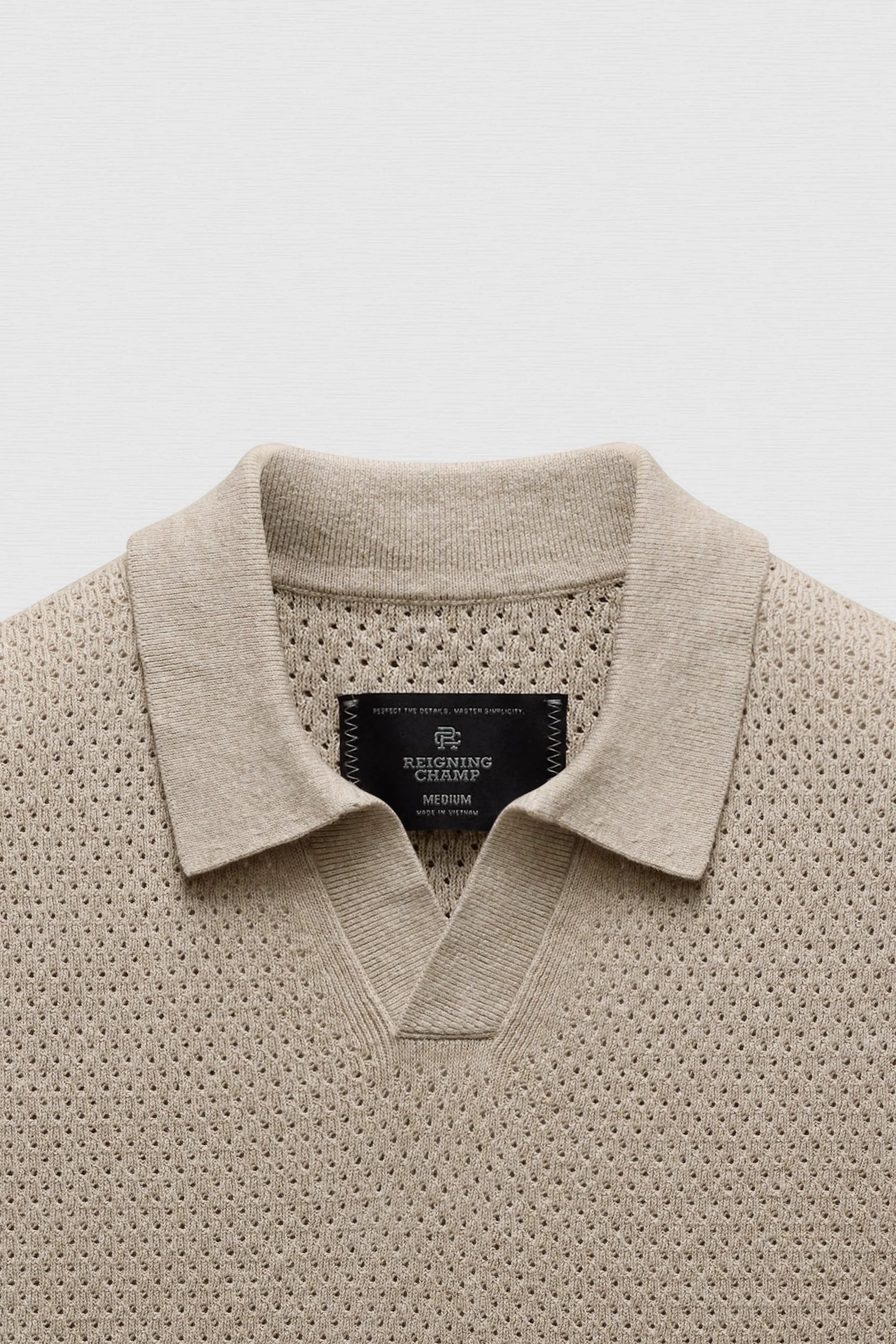 Cotton Linen Victor Polo Polos Reigning Champ