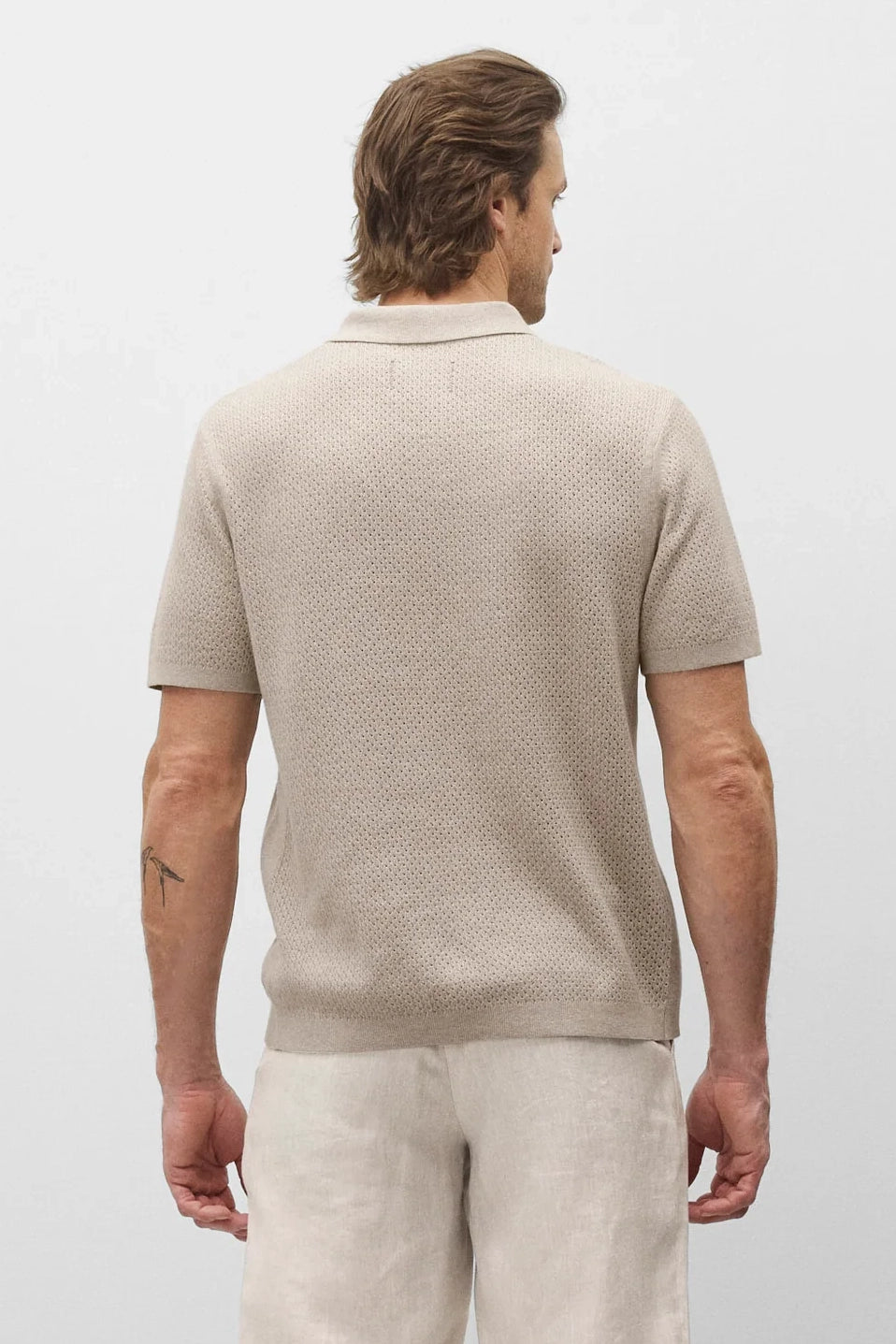 Cotton Linen Victor Polo Polos Reigning Champ