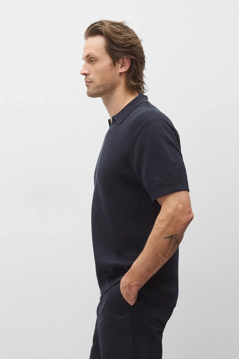 Cotton Linen Victor Polo Polos Reigning Champ