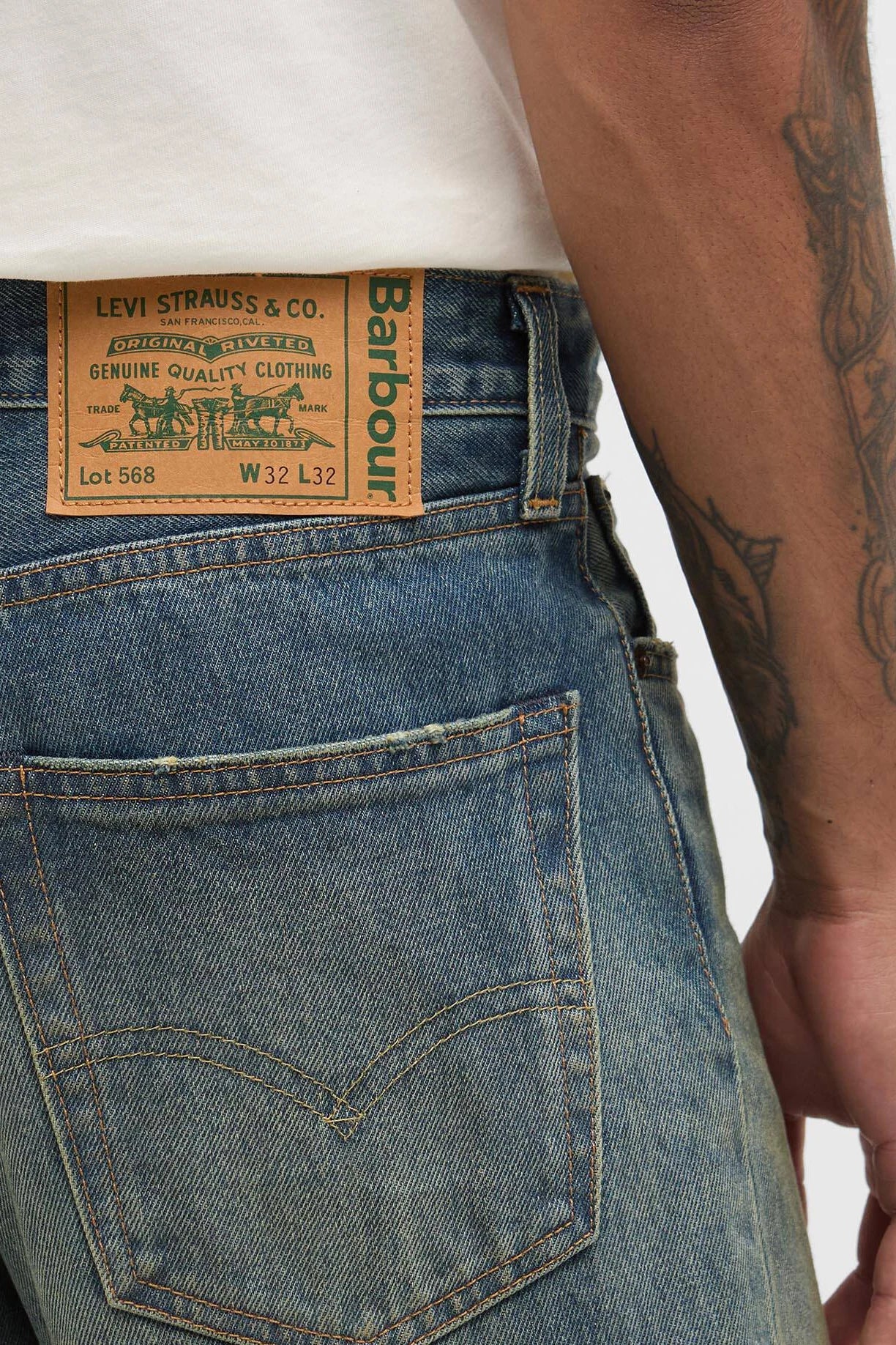 Barbour x Levi&#39;s 568™ Loose Jeans Pants Barbour