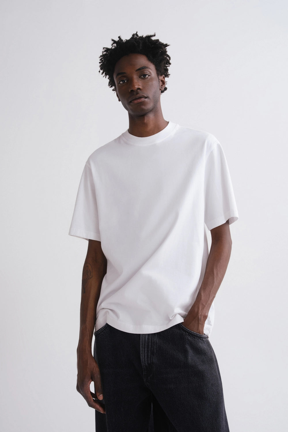 Asha Mock Neck Tee T-Shirts AGOLDE