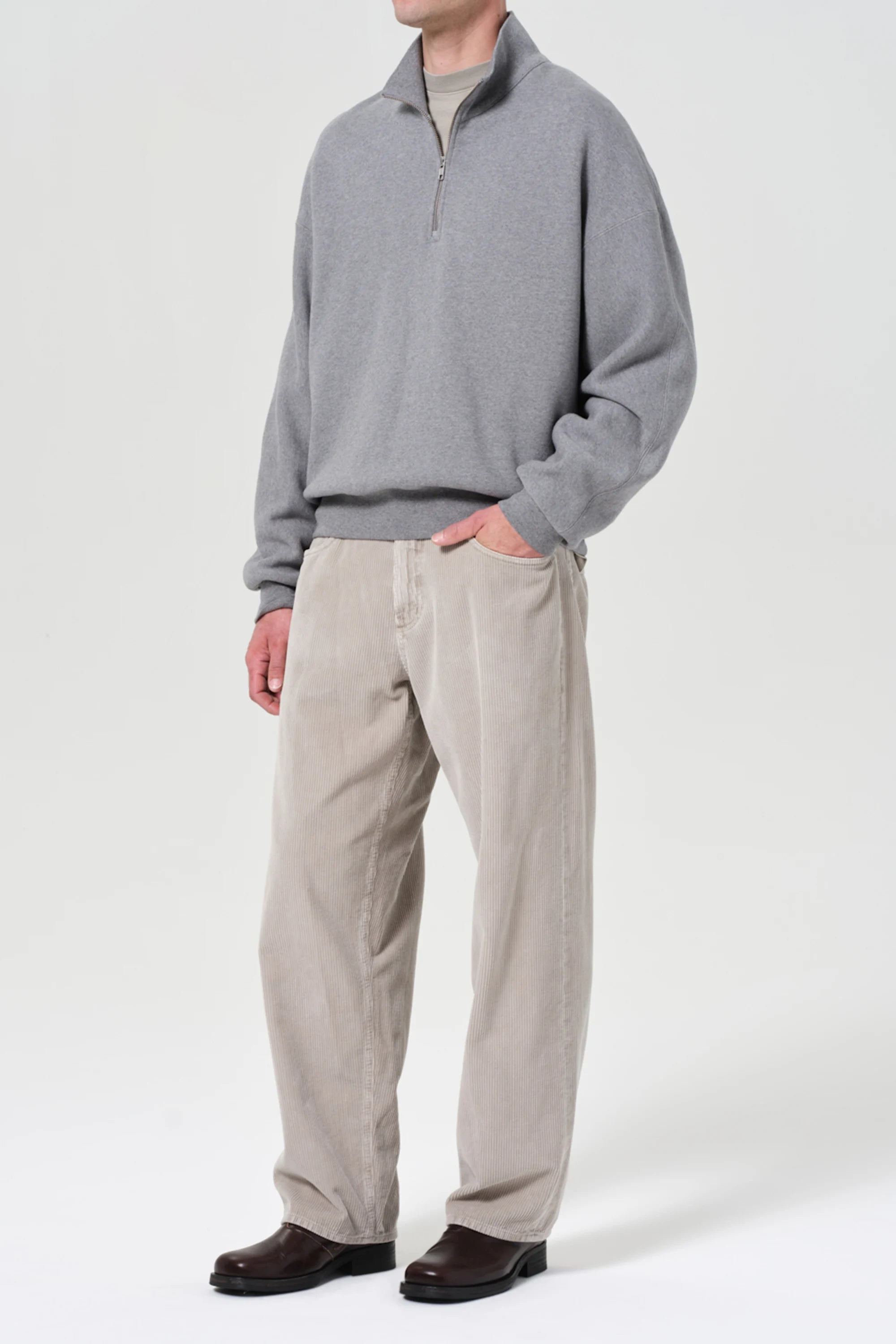 Idris Quarter Zip Sweaters AGOLDE