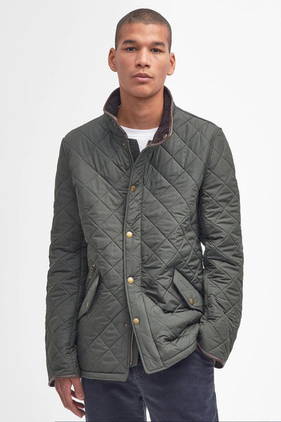 Barbour × 6(ROKU) ロク QUILTED PONCH barbour-powell-sage-1_grande.