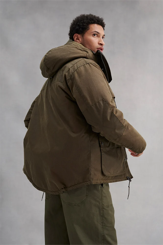 Barbour waxed parka hotsell