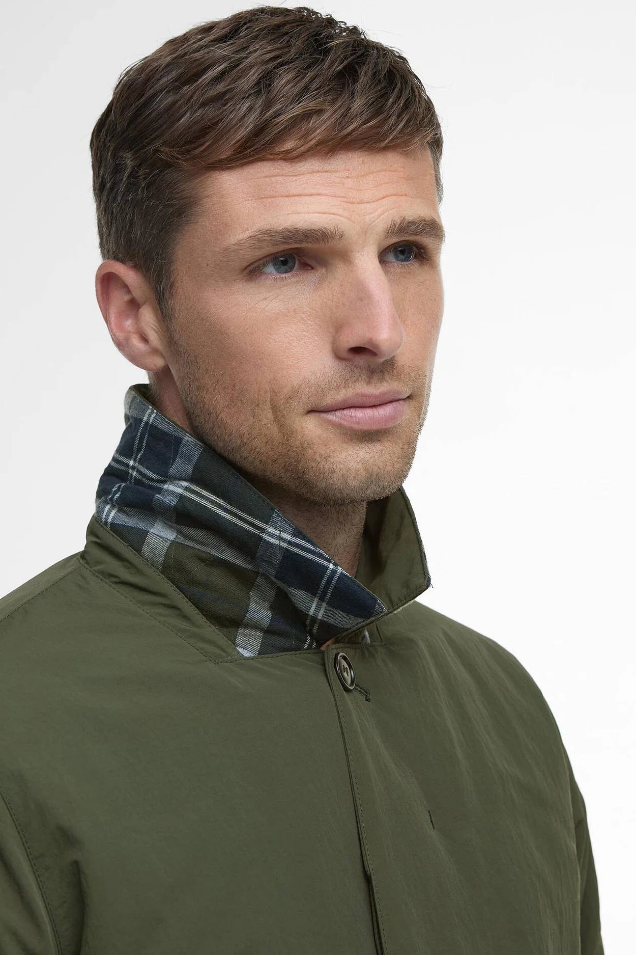 Wadded Lorden Showerproof Mac Outerwear Barbour