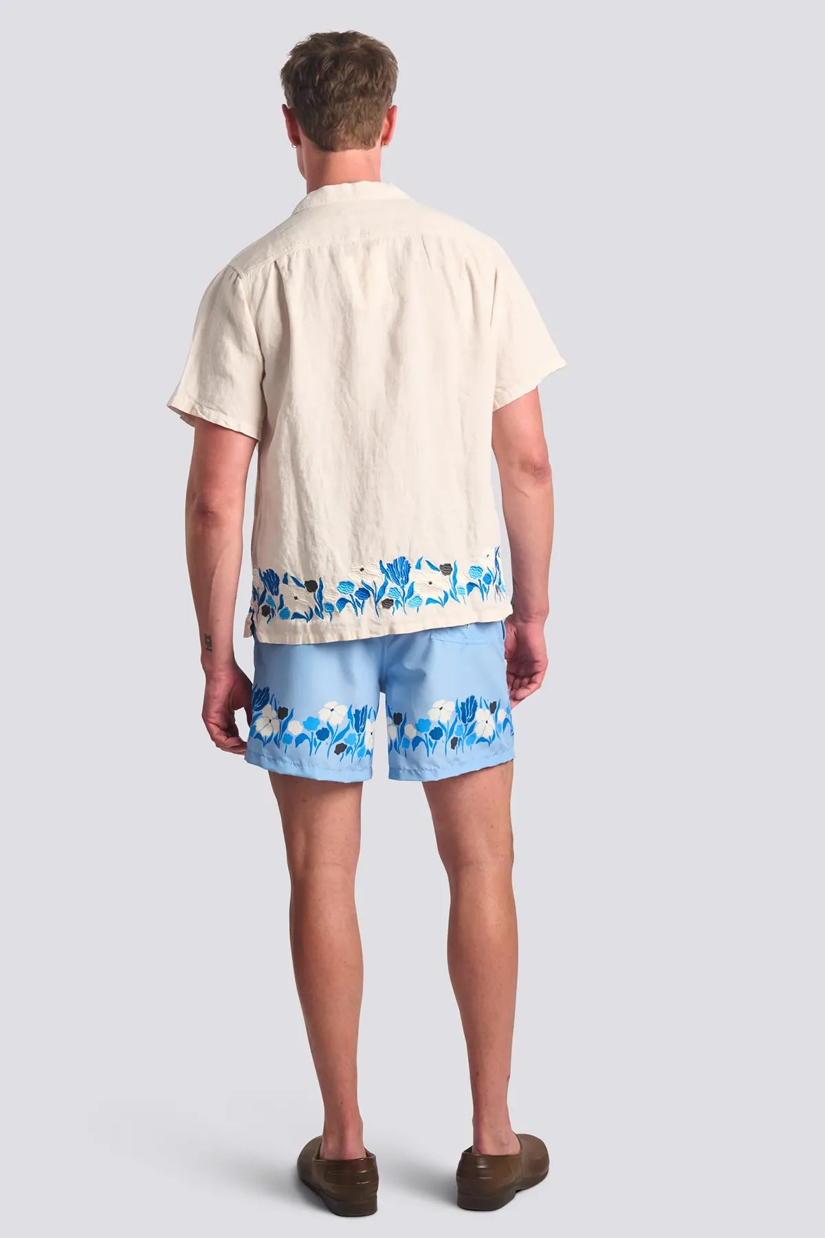 Lawn Linen Camp Shirt Shirts Bather