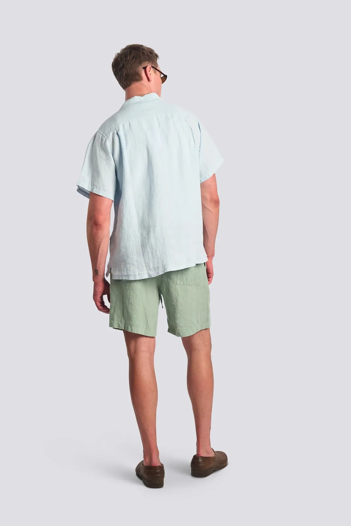 Linen Camp Shirt Shirts Bather