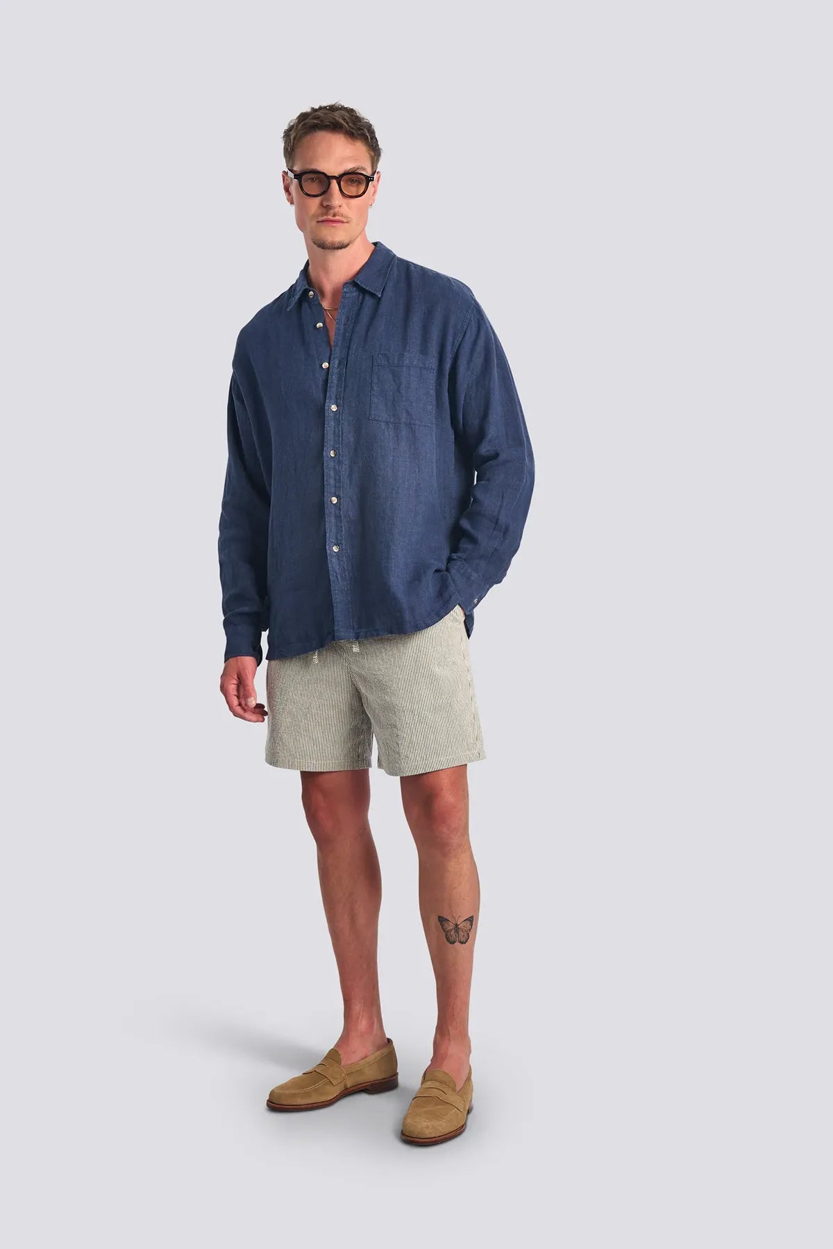 Linen Leisure Shirt Shirts Bather