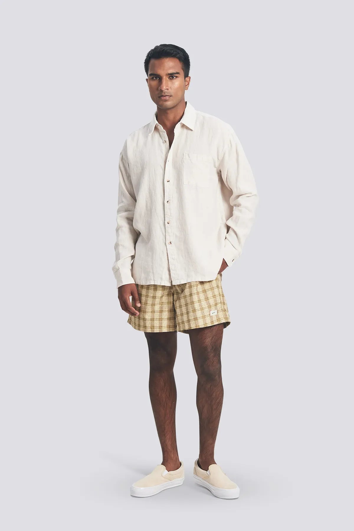 Linen Leisure Shirt Shirts Bather
